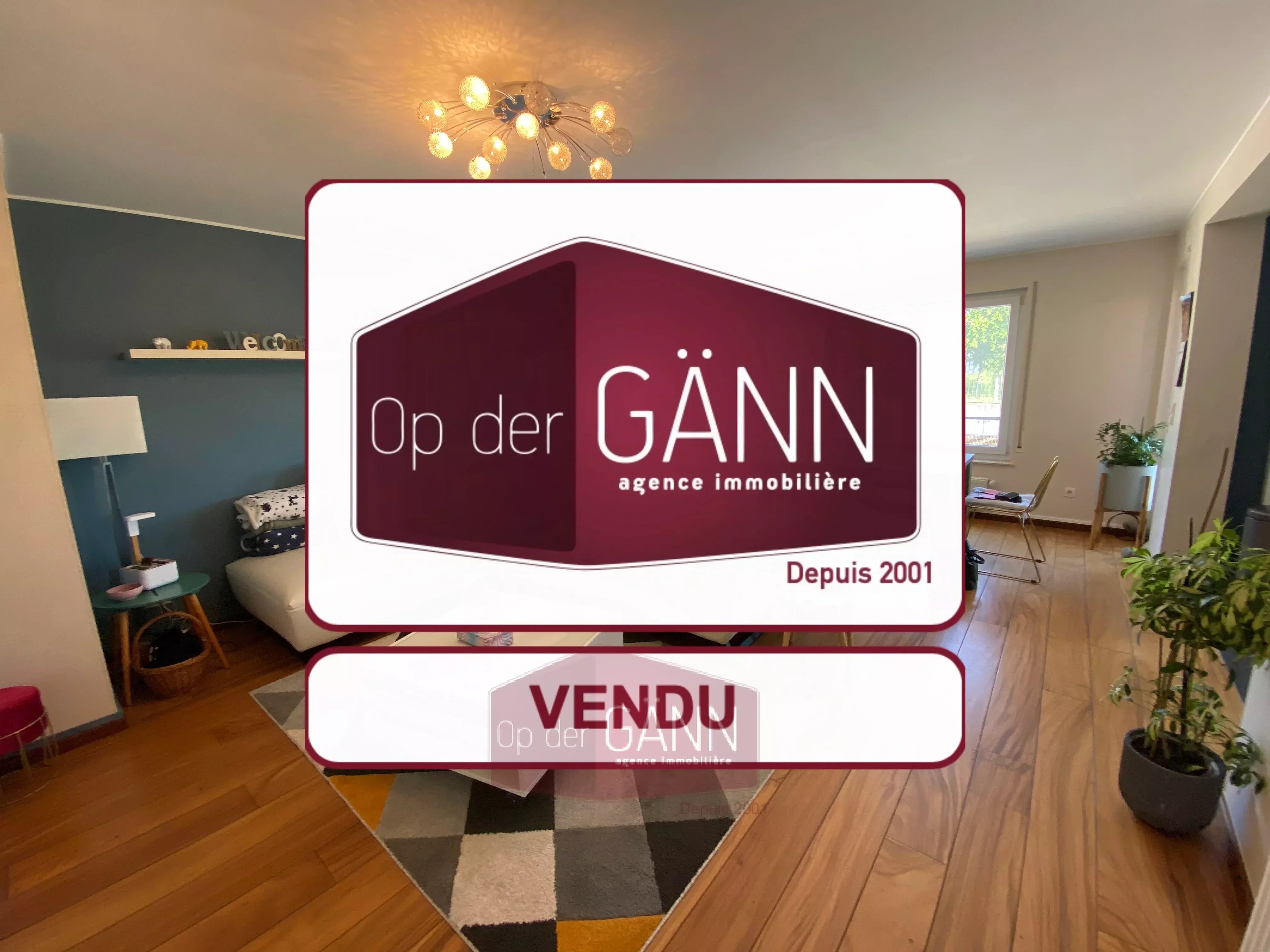 Appartement à vendre à Peppange, 2 chambres, balcon, garage et emplacement extérieur, 99 m2.