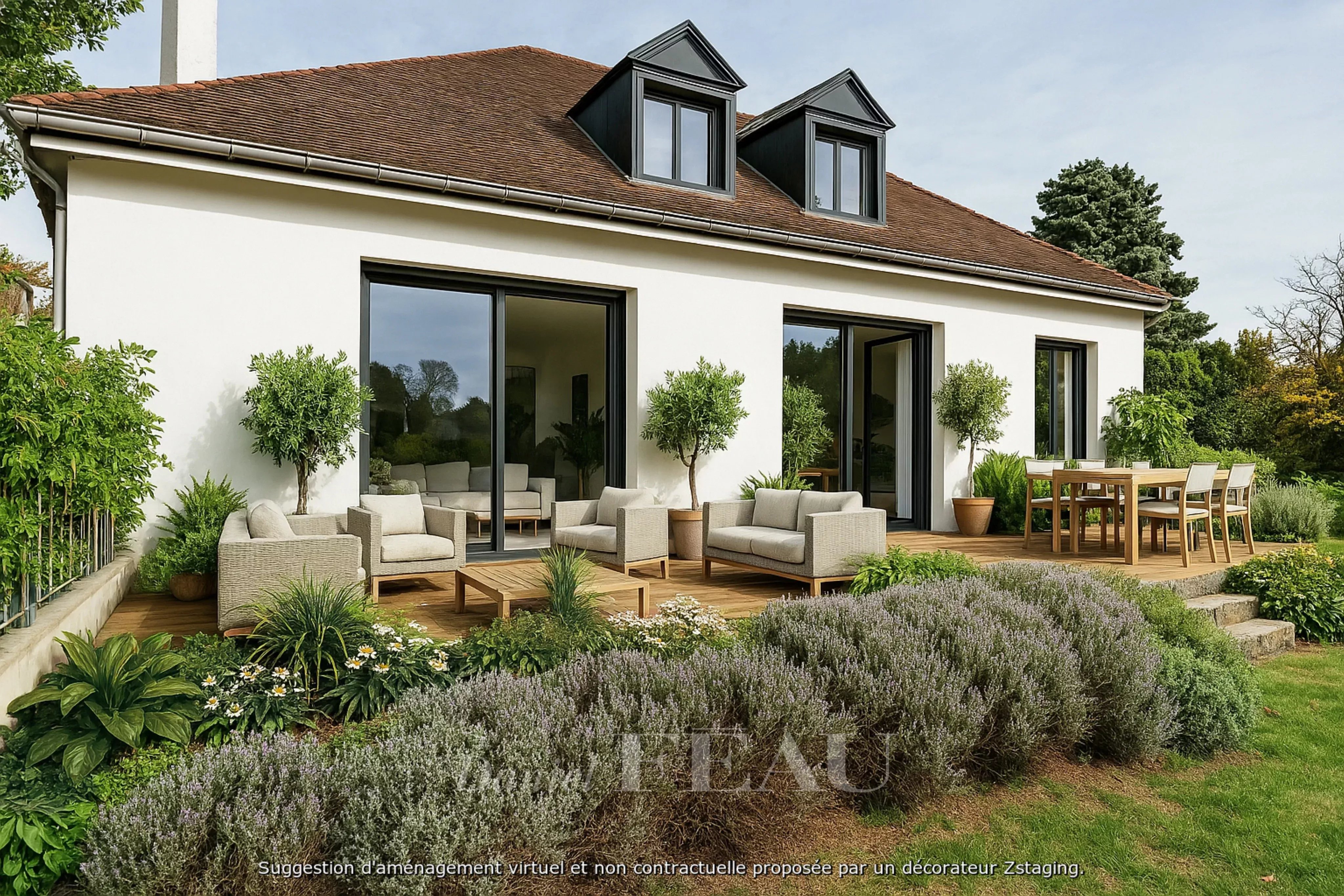 Saint-Cloud - Montretout - Triangle d’or - Maison contemporaine.