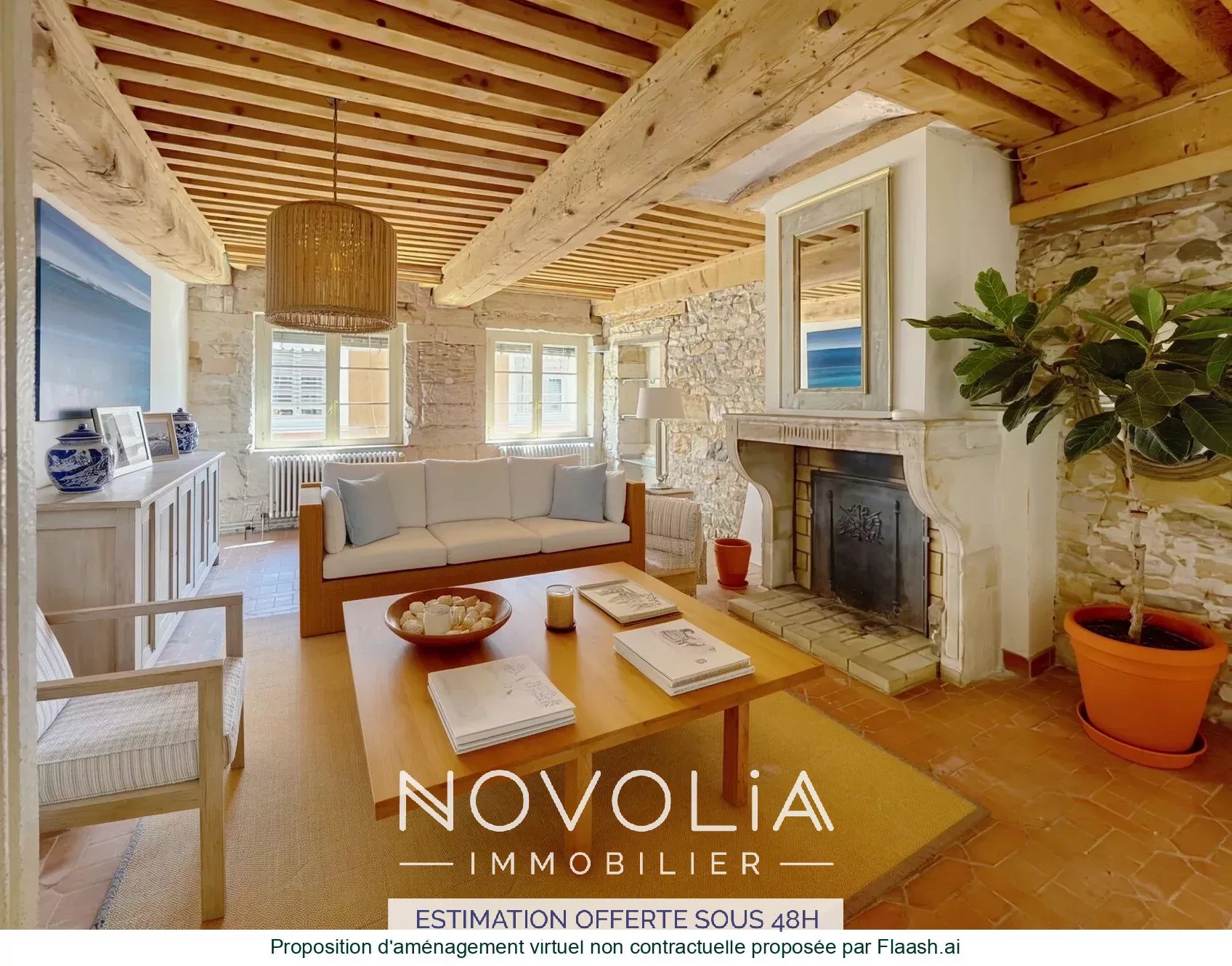 Achat Appartement Surface de 87.63 m�/ Total carrez : 87 m�, 3 pi�ces, Lyon 1er (69001)