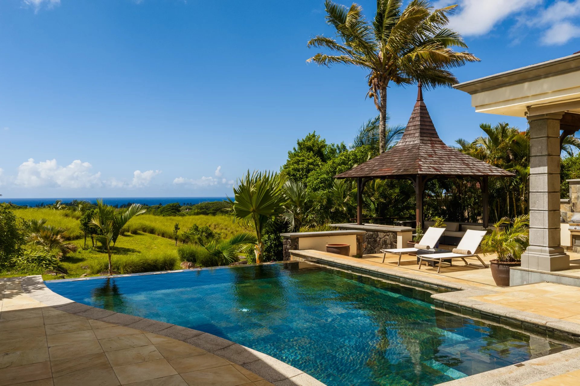 Mauritius -  Villa Sea view on a Golf resort- Bel ombre