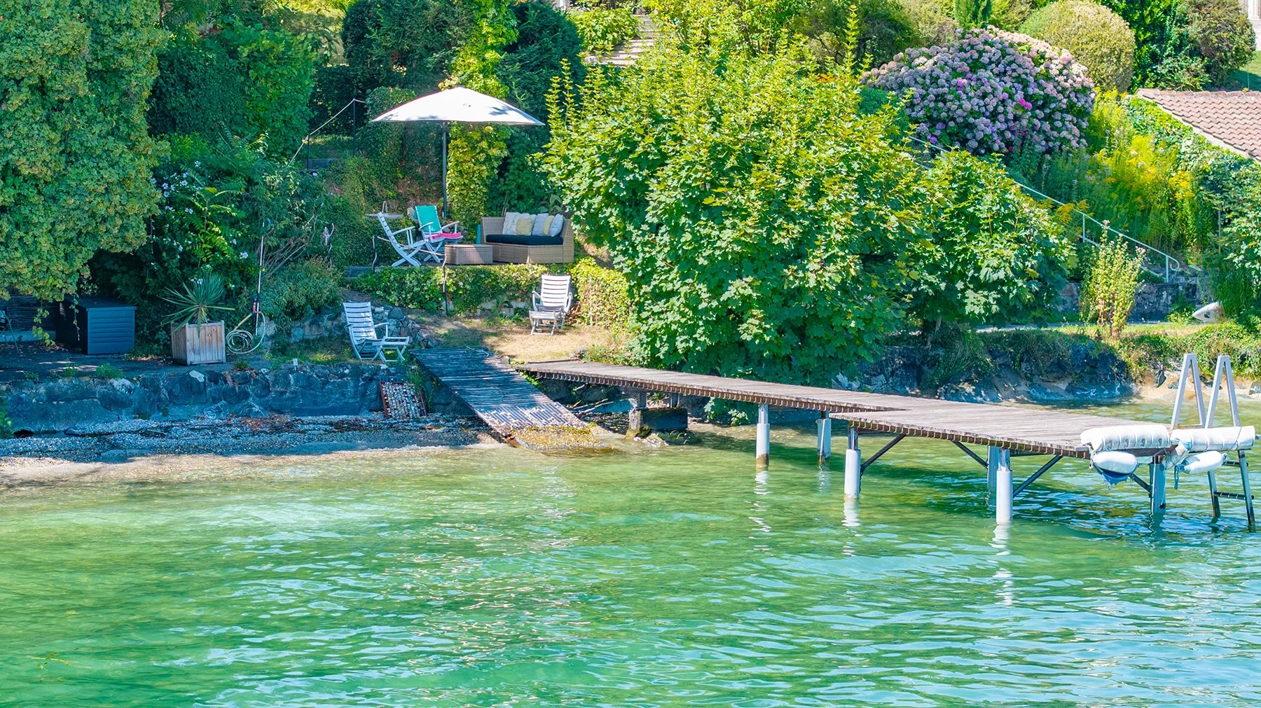 Propriété d’exception face au Léman avec dépendance — Viager occupé