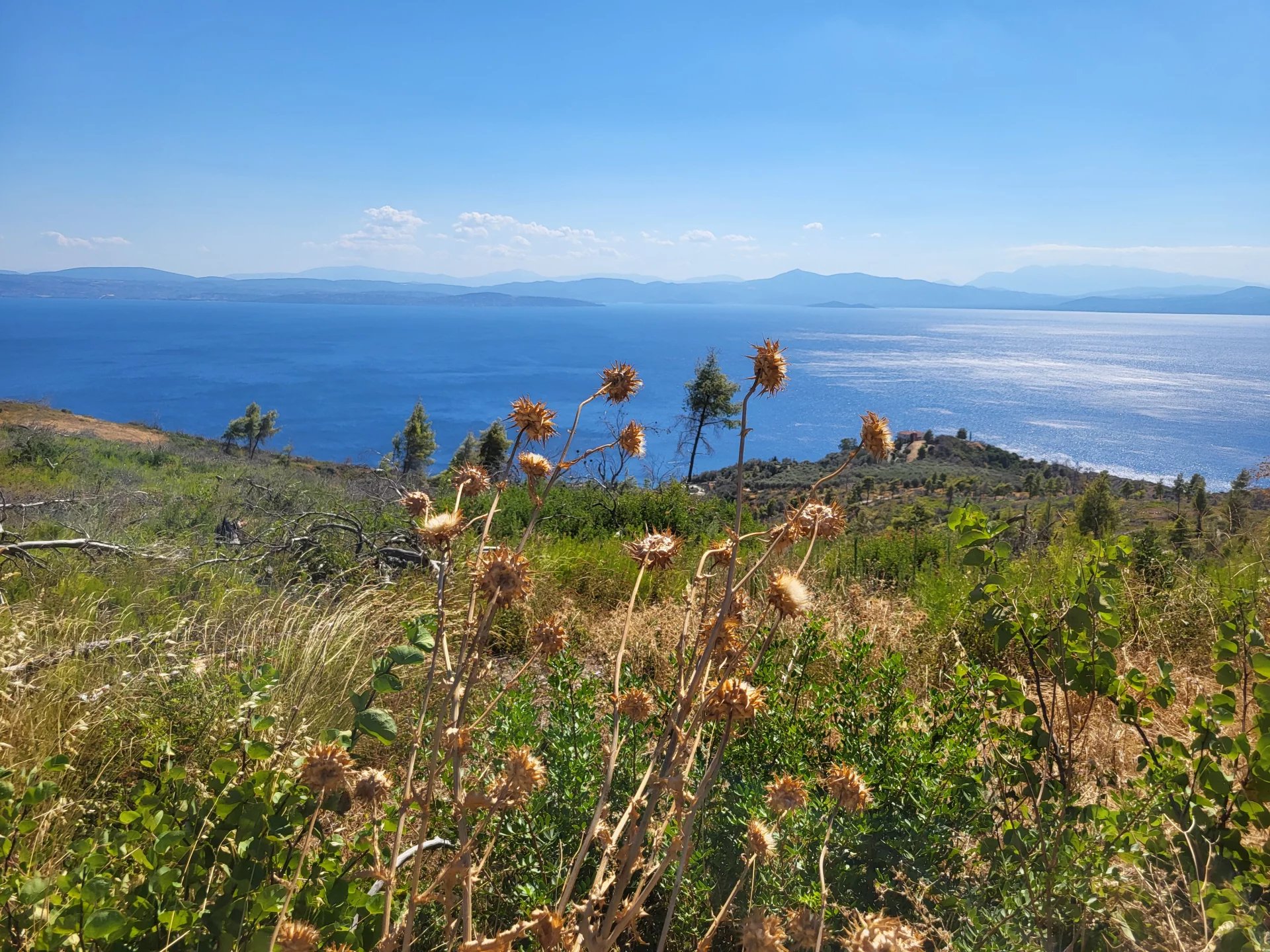 Terrain constructible - Île d'Evia - Limni