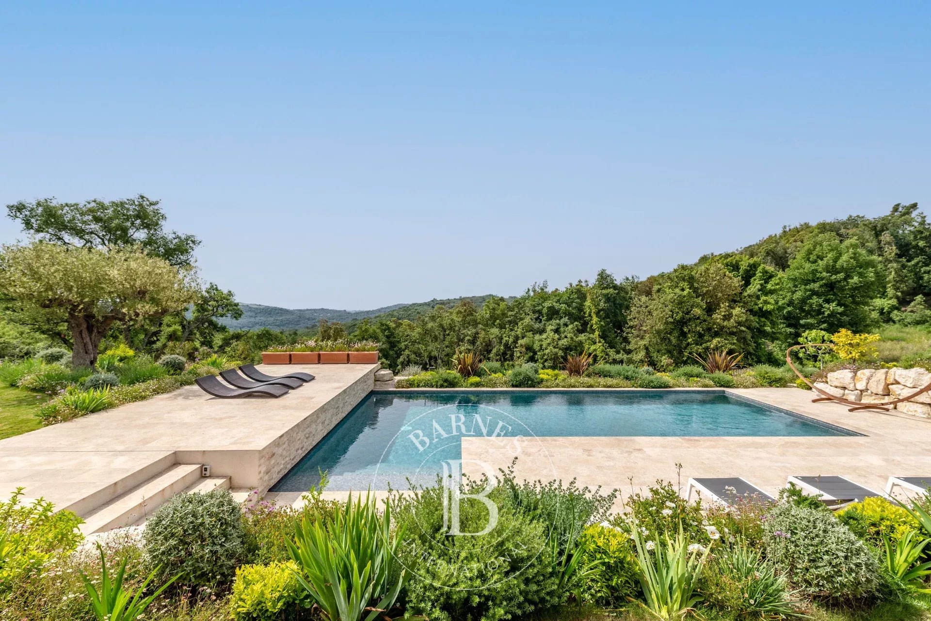 Roquefort-les-Pins - Sea and hills panoramic views - Newly built family villa - picture 7