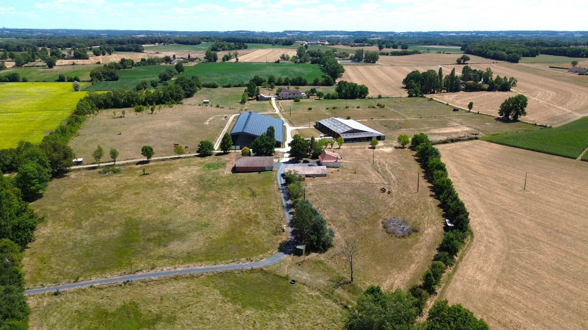 Propriété équestre – 20 hectares d’un seul tenant – Proche Villeréal