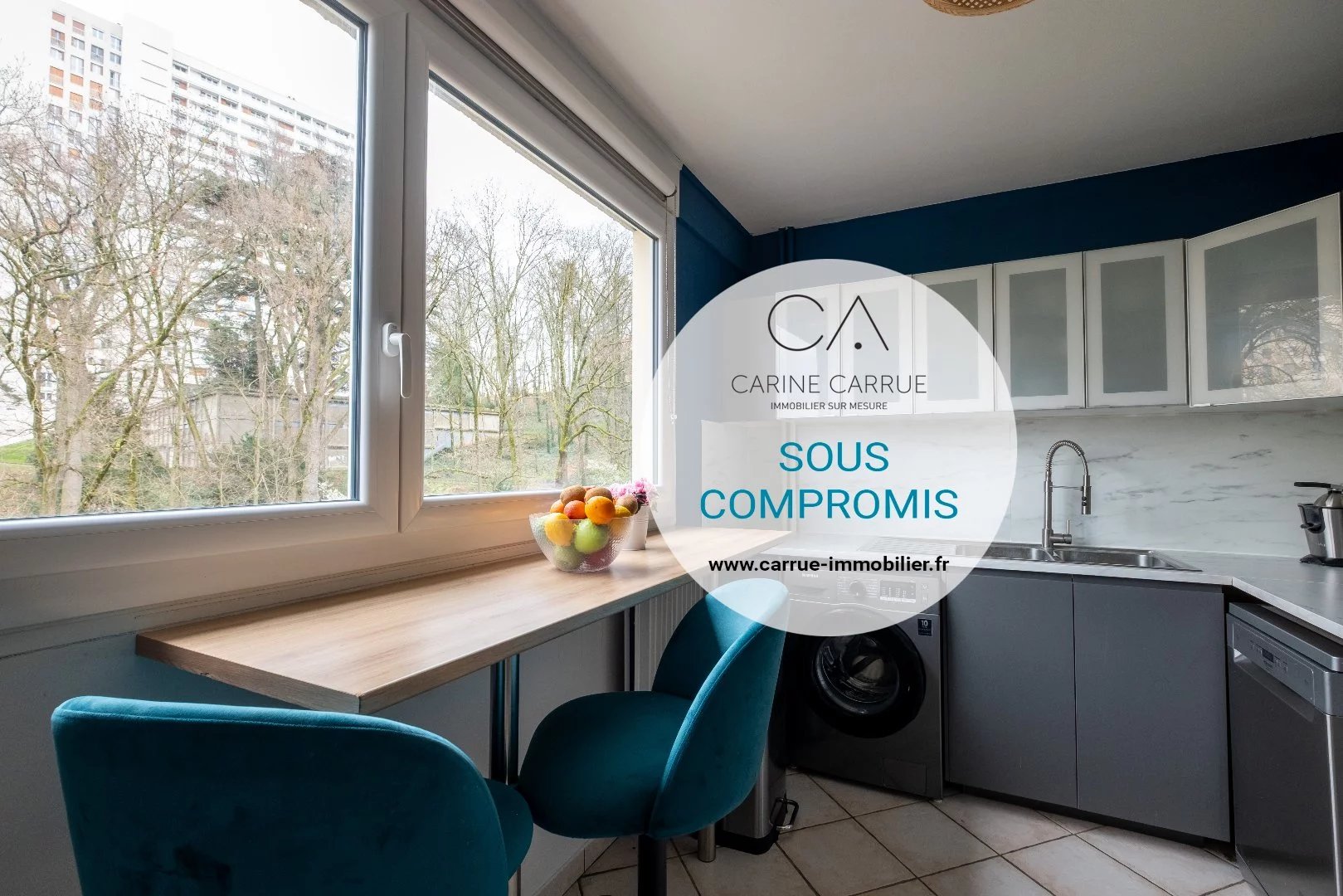 T3 2 chambres + espace bureau
