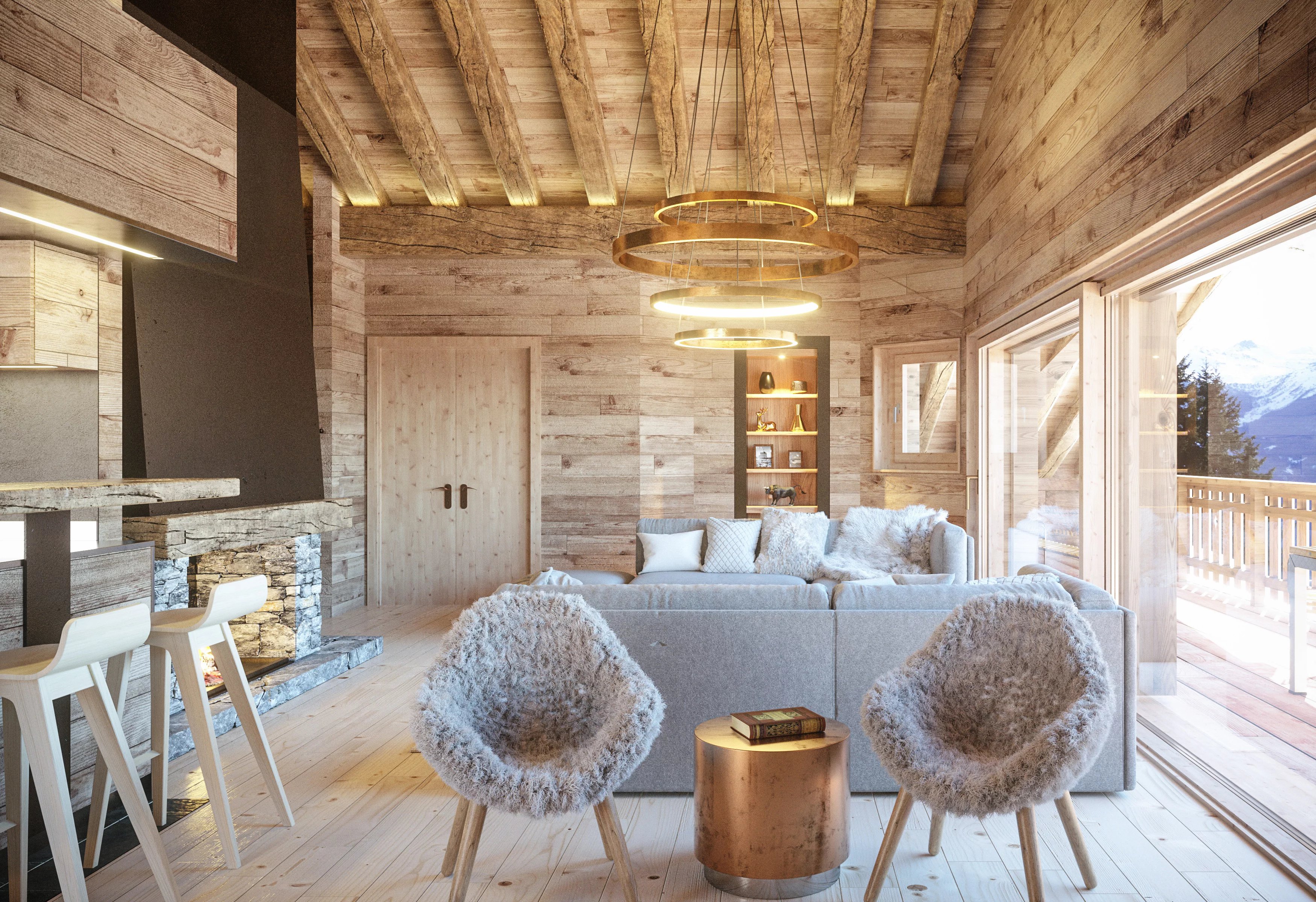 Luxurious 4.5 rooms ski-in ski-out