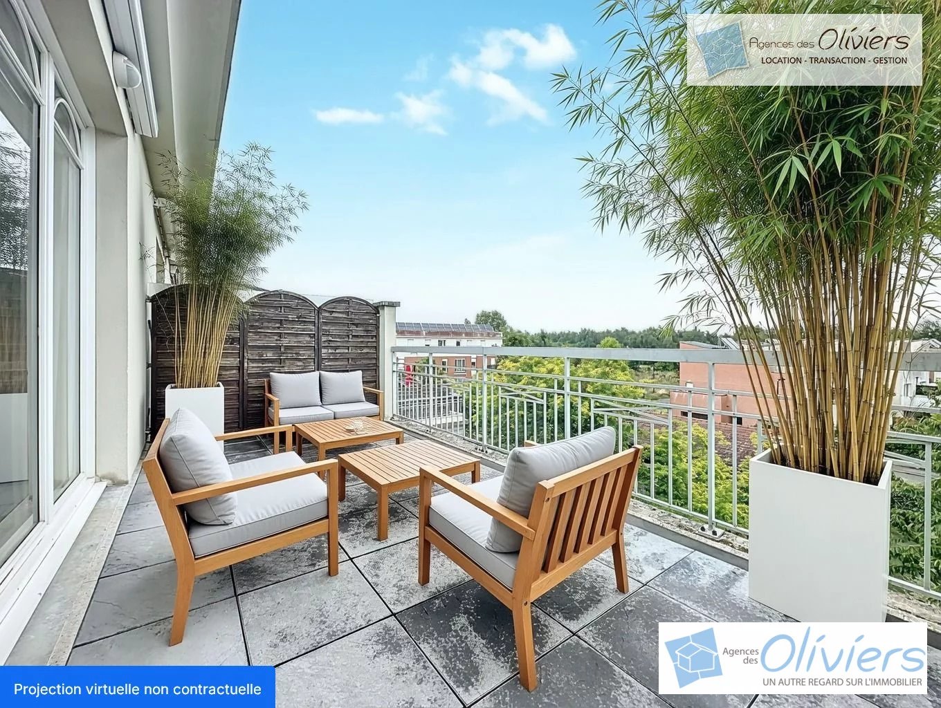 Appartement Duplex 3 pièces - 66.74 m2 - Villaroy