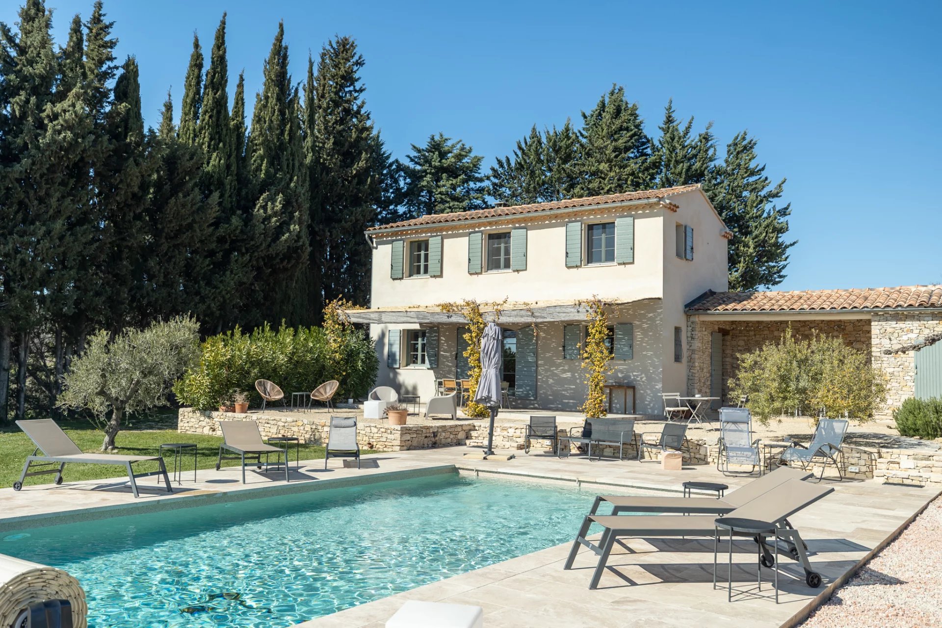 Roussillon - Charmante maison provençale avec piscine et vue exceptionnelle