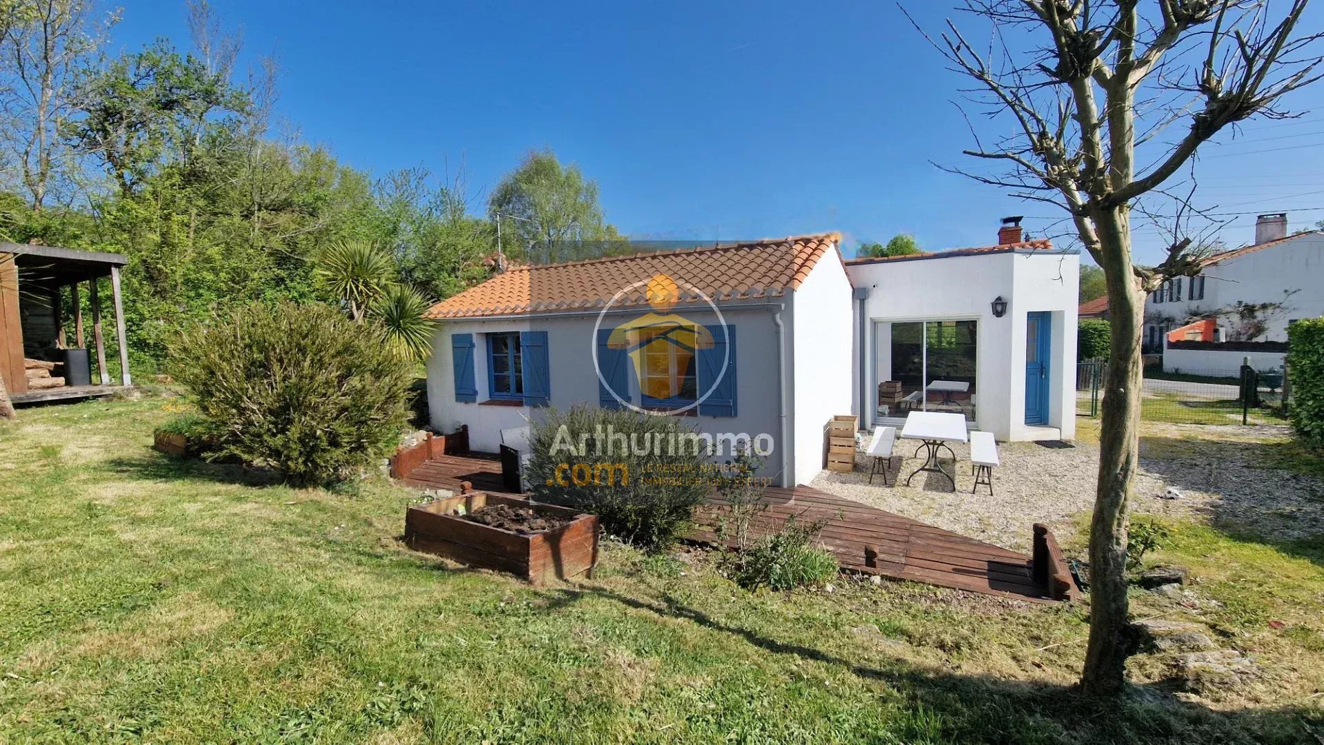 En campagne, charmante maison 2 chambres avec 1600m² jardin