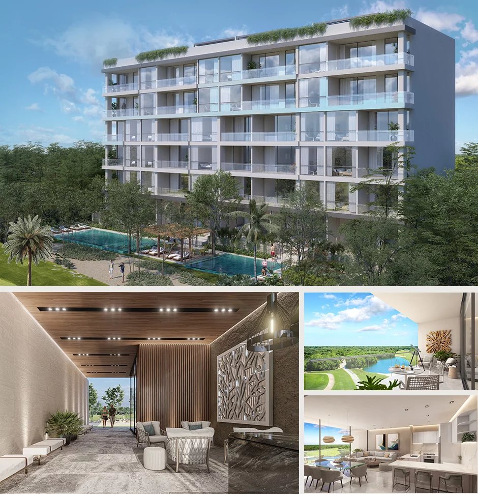 Playa del Carmen - Mayakoba - Appartements - Prévente - 3 et 4 chambres - Commodités complètes - Accès plage - Cenote privé