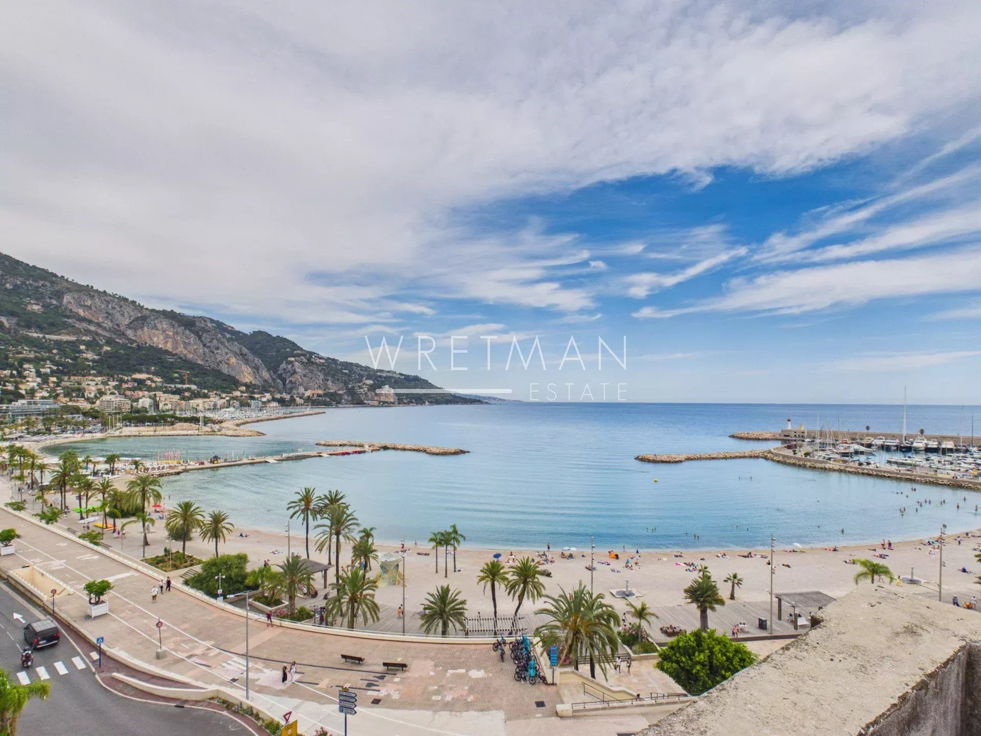 Charmant appartement en duplex en dernier étage avec terrasse, vue mer panoramique - Vieux Menton