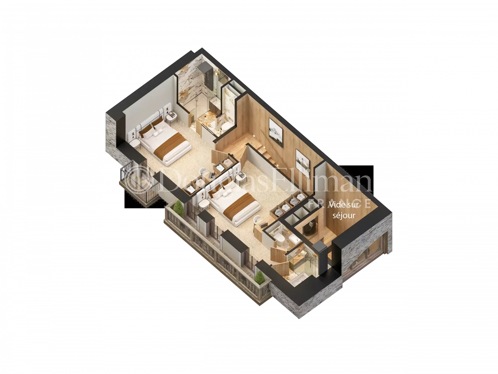 Élégant 3 Pièces duplex de prestige au cœur de Val d&rsquo;Isère - Image nᵒ3