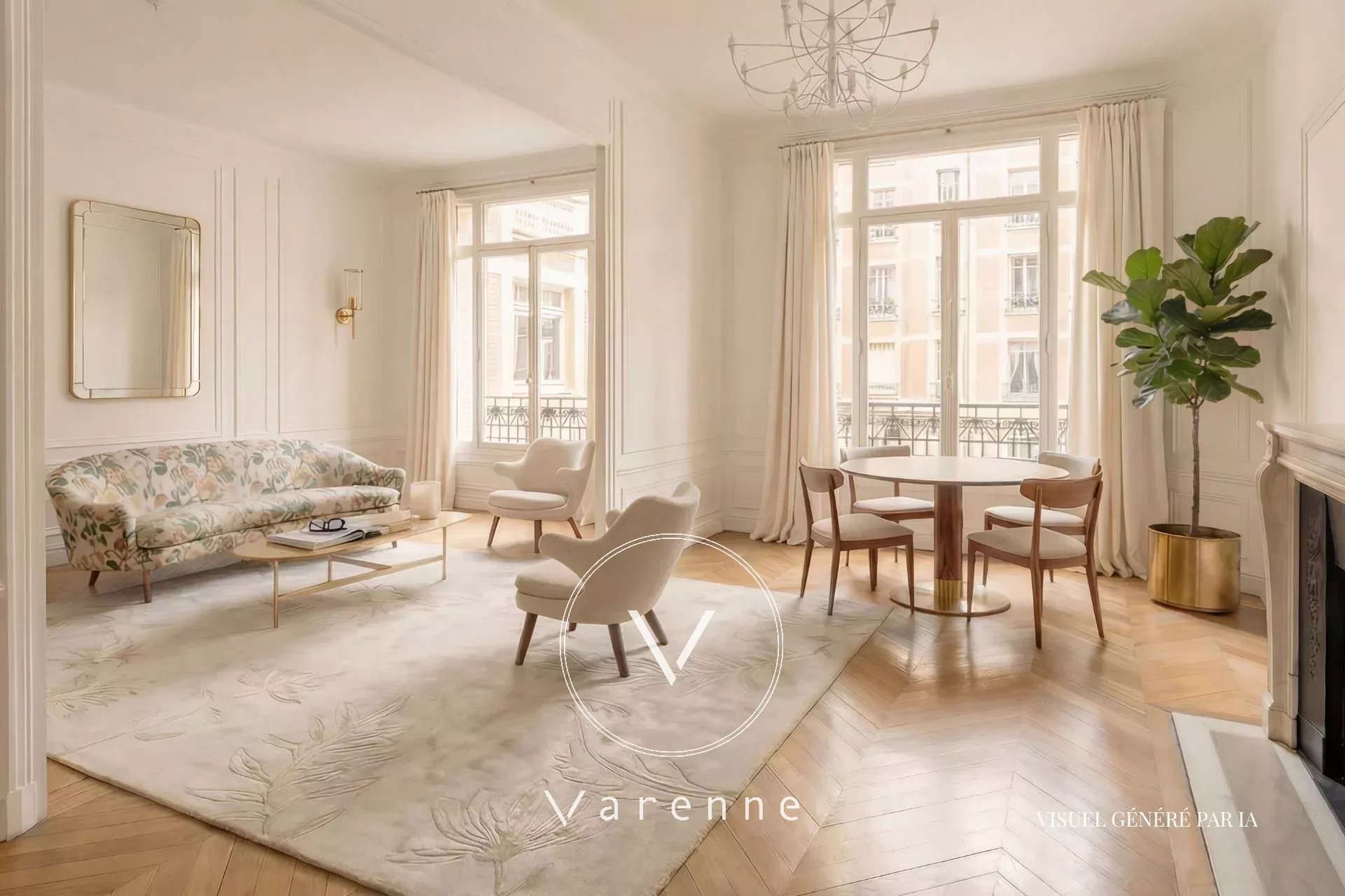 Paris 7e - École Militaire - Appartement d'exception à vendre -  4 pièces - 2 chambres - Parking - 92 m²