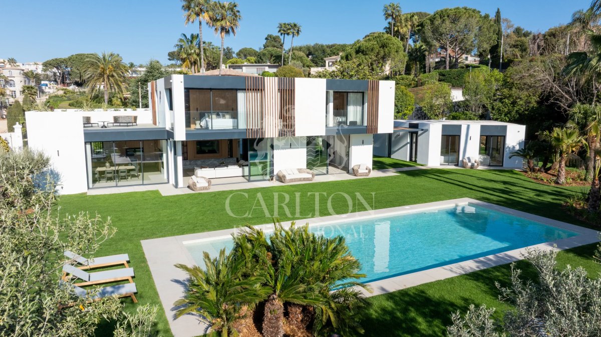 Cap d’Antibes Westseite – Neues zeitgenössisches Villa