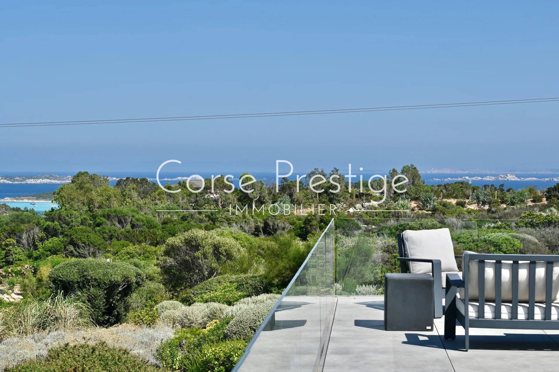 for sale - exceptional luxury villa overlooking piantarella - bonifacio -  corsica image8