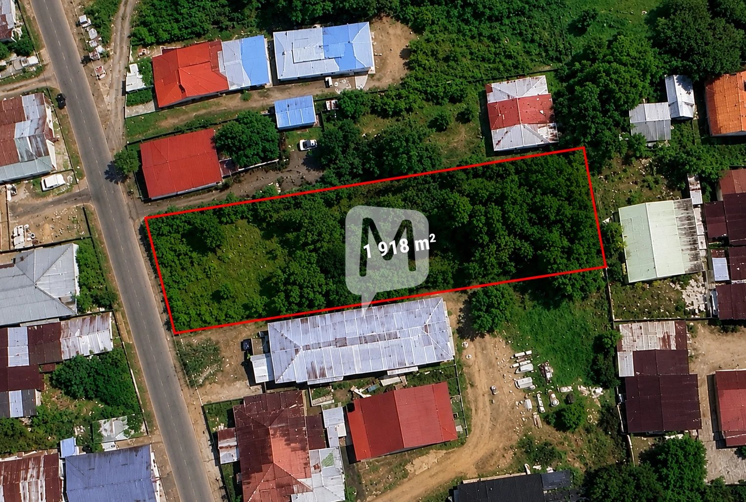 DPT GUYANE, à vendre CAYENNE terrain de 1 918 m² constructible