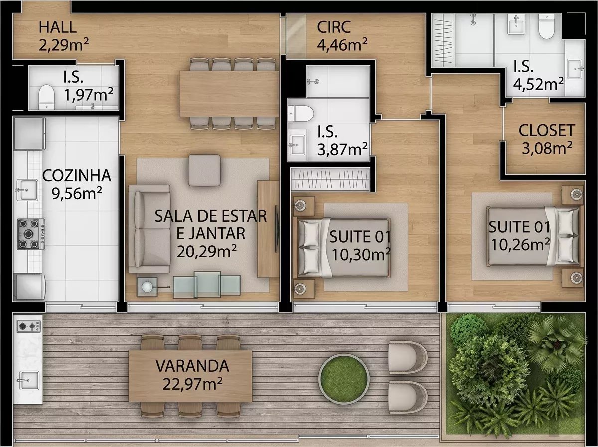 T2 with 2 Suites | 122 m² | Large Balcony + Private Garden | 2 Parking Spaces | VistaBella Oeiras 86818572 image 17