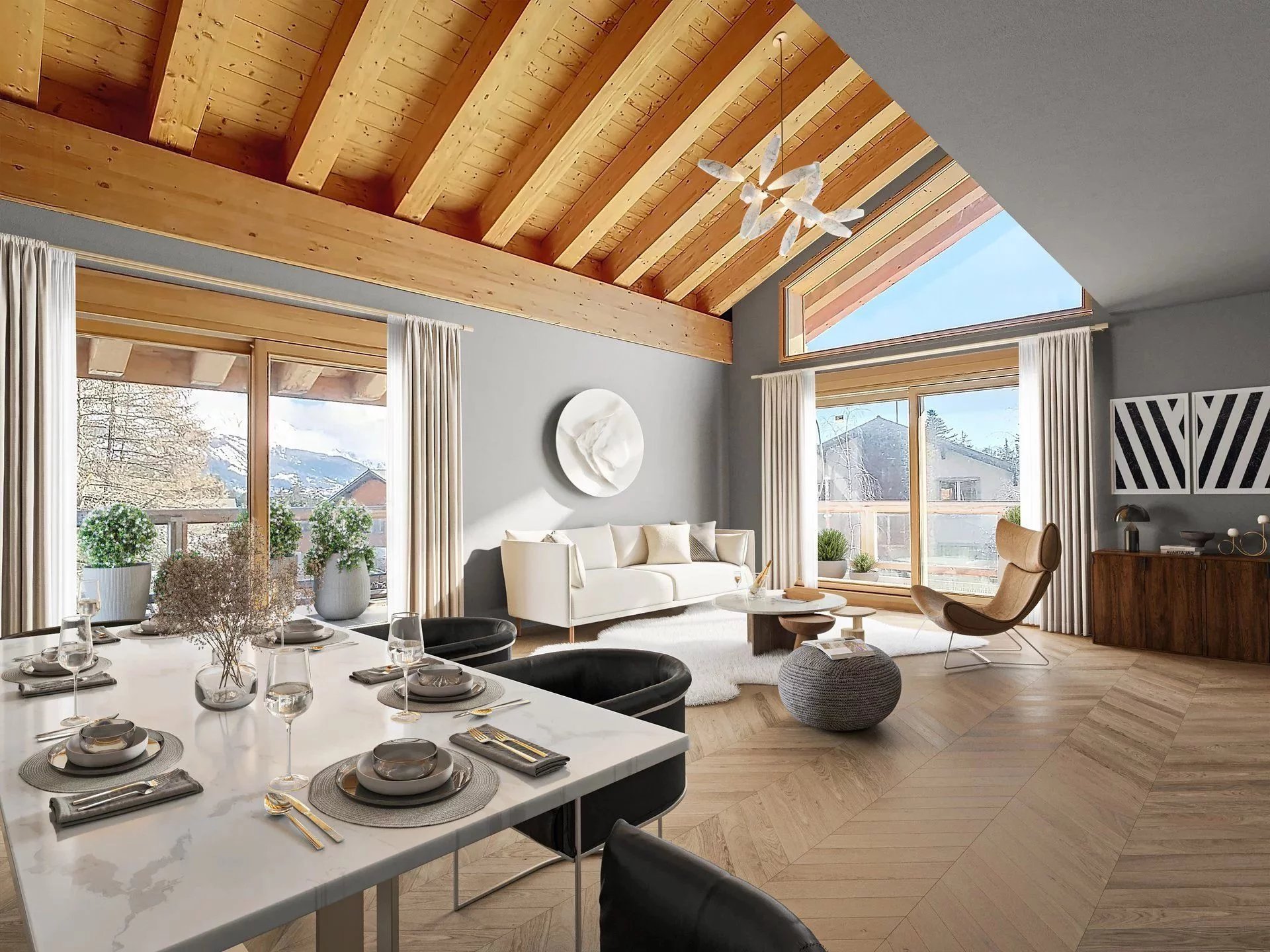 Prestigious duplex in the heart of Crans-Montana