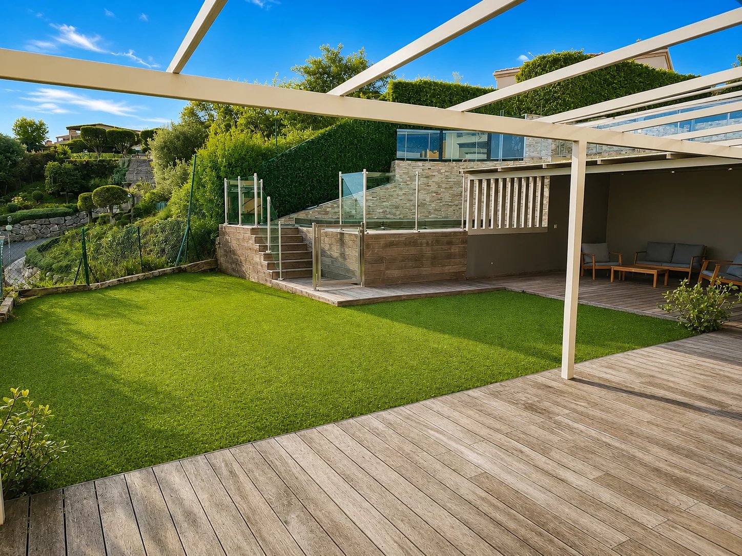 NICE – VUE PANORAMIQUE - MER - PISCINE - GARAGE — photo 4