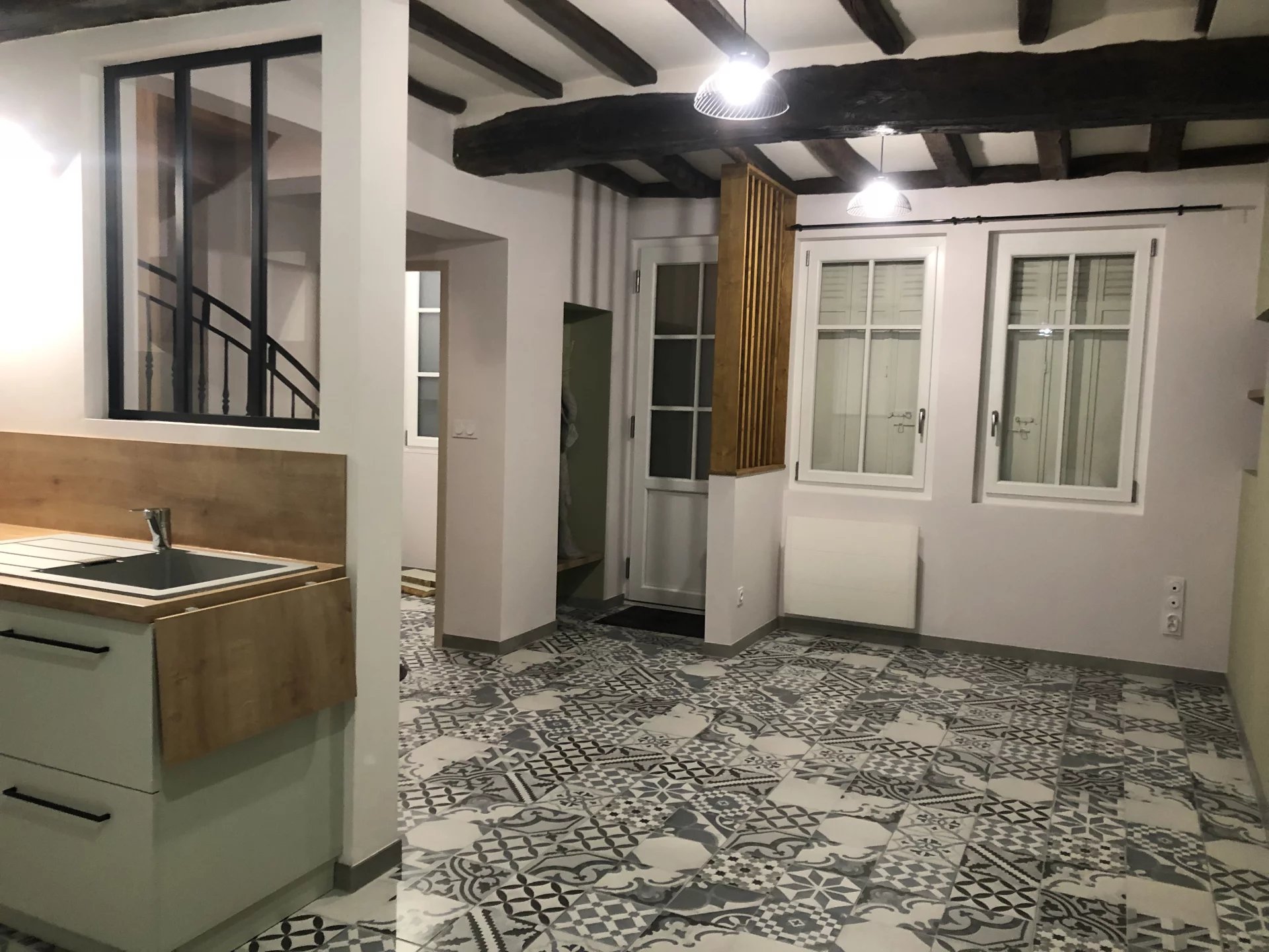 Maison avec courette - 84 m² - 3 chbres