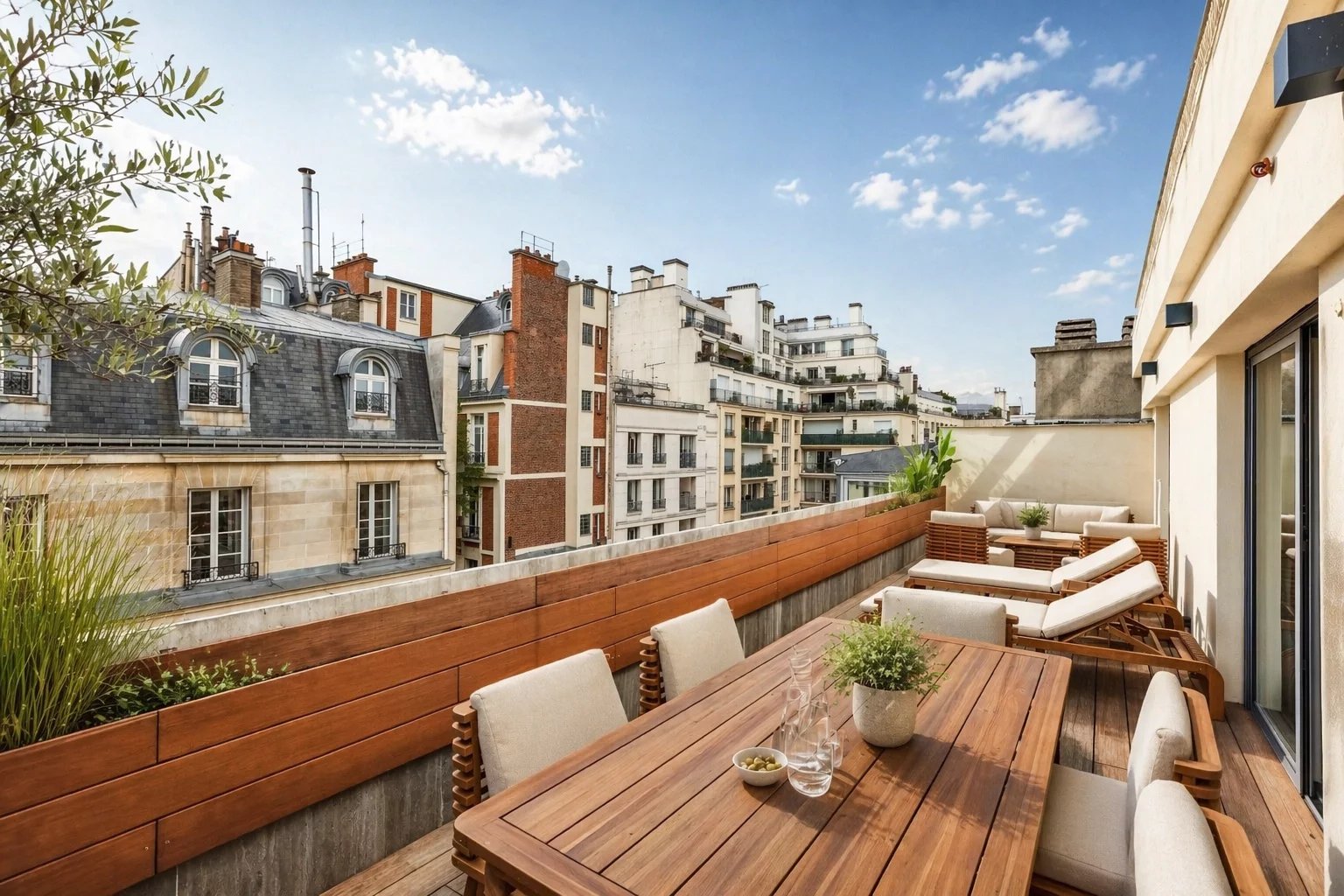 Appartement d’exception – Dernier étage avec terrasse – Paris 16 - Image Array