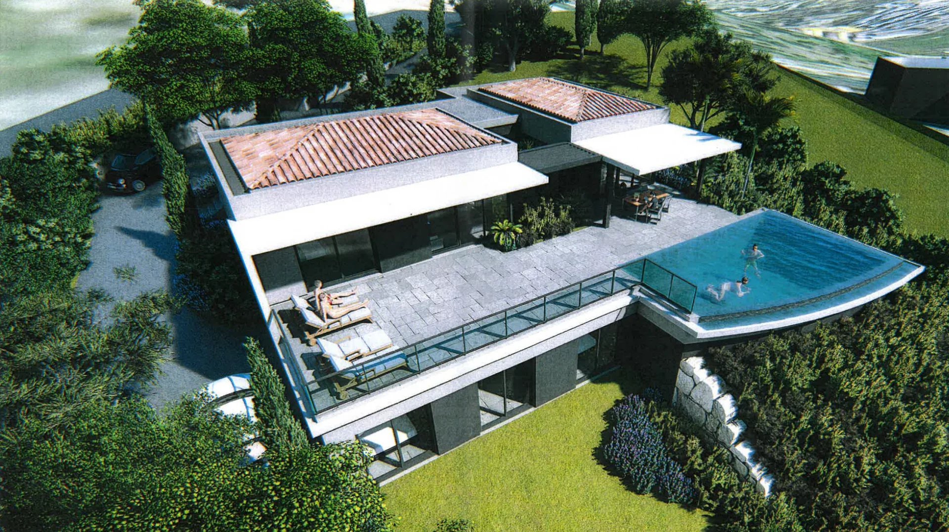 Plot of land with a ready-to-build development plan and stunning views