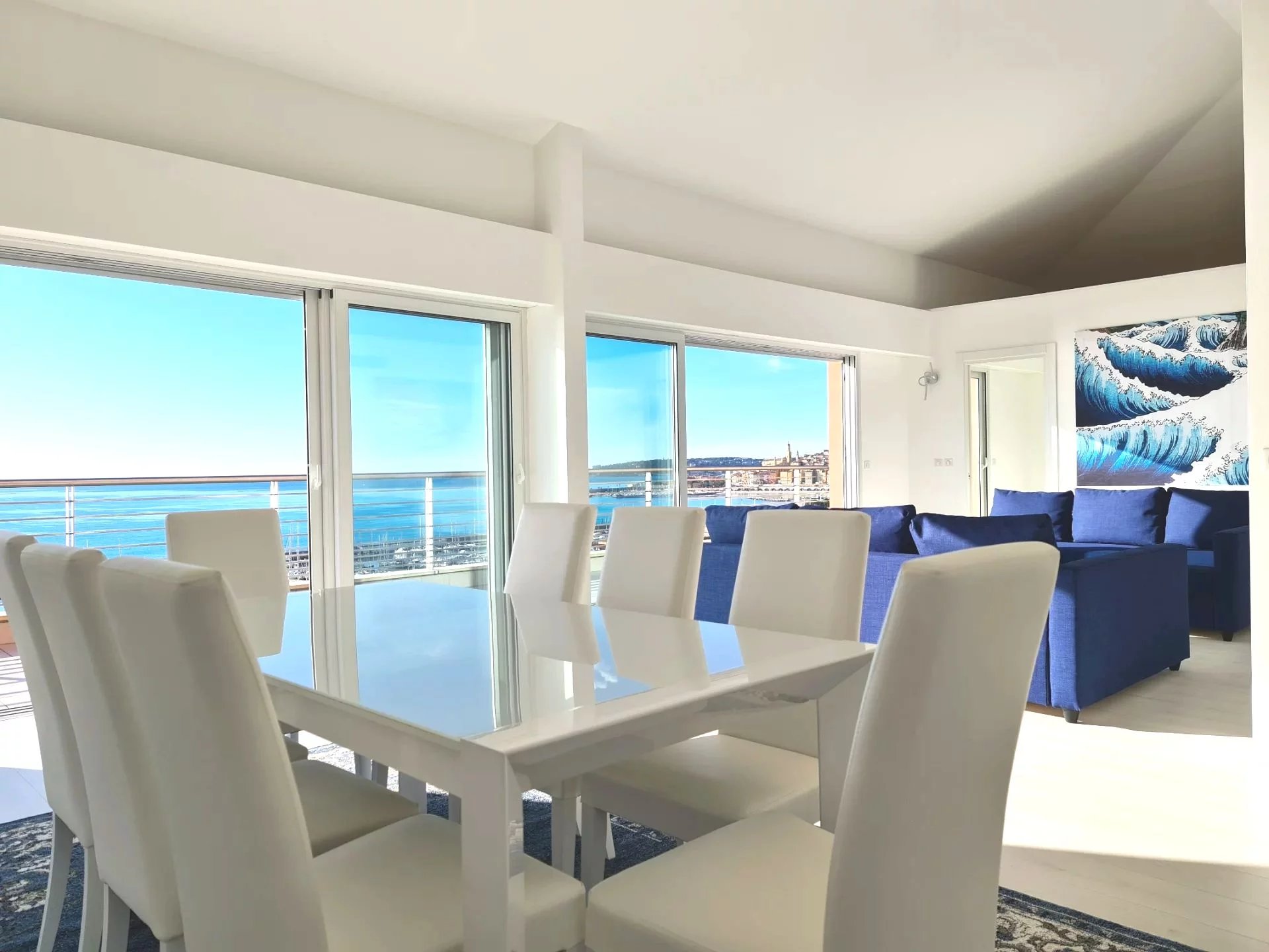 PENTHOUSE D'EXCEPTION A MENTON  AVEC VUE PANORAMIQUE MER