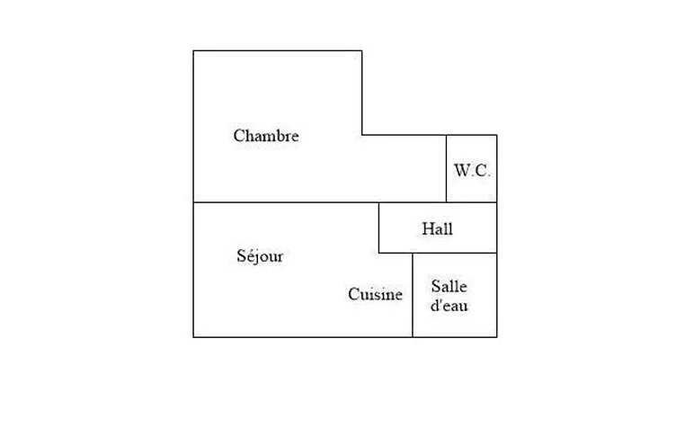 Charmant appartement 2 pièces de plain-pied (avec parking) à deux pas de la mer  Golfe-Juan