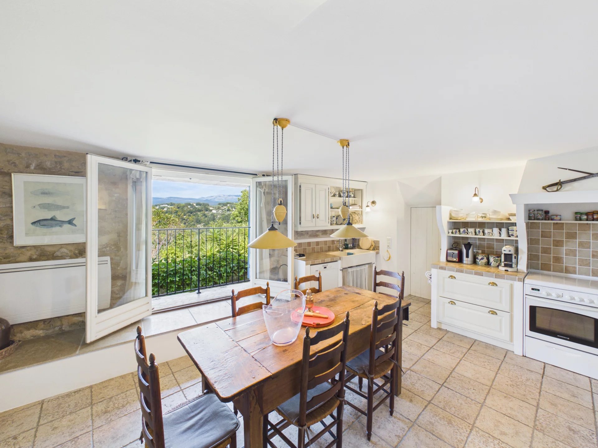 Charming village house with terraces and view - Montauroux