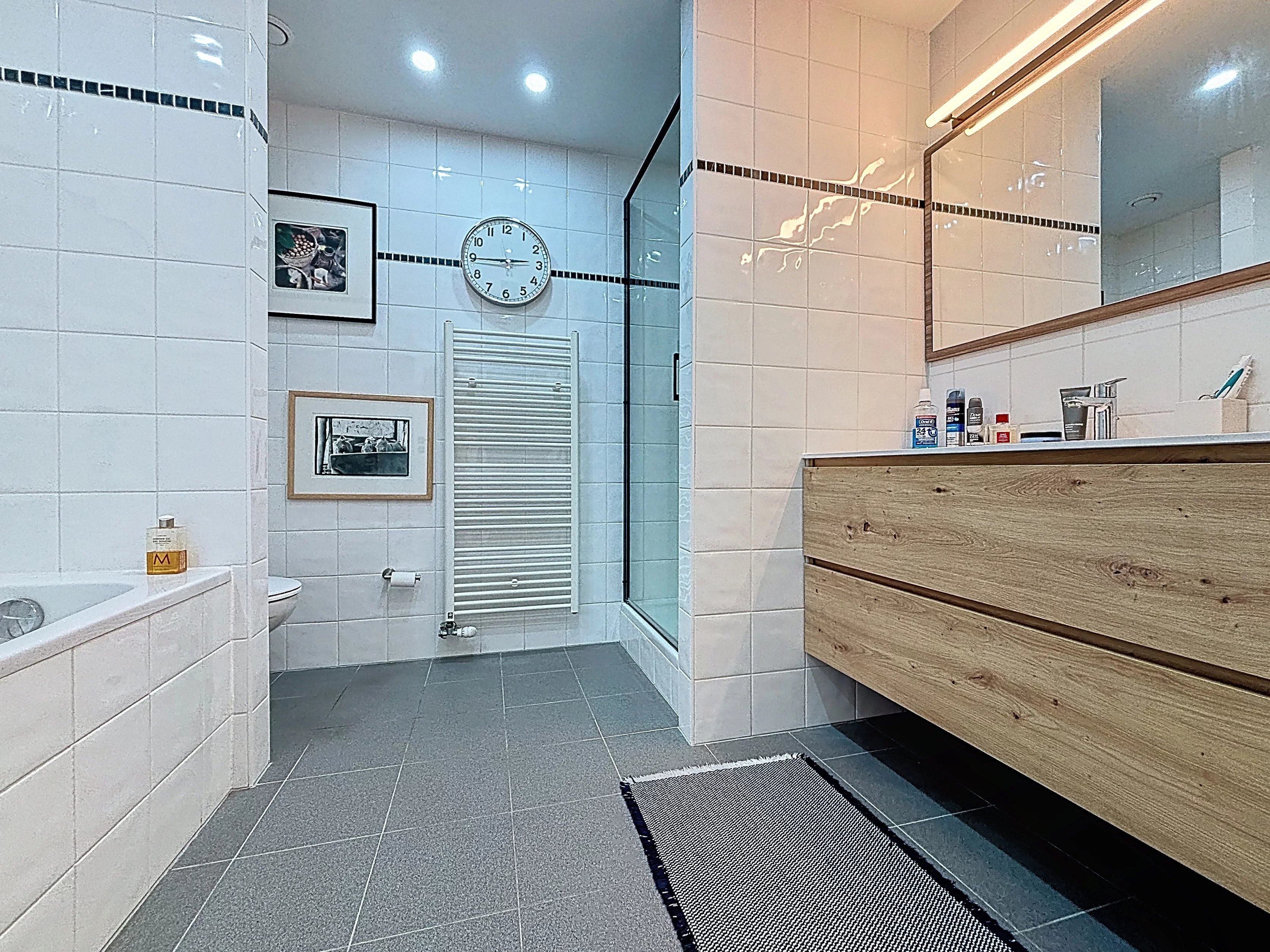 Brussel centrum – Groot gerenoveerd appartement – terras en hoge plafonds