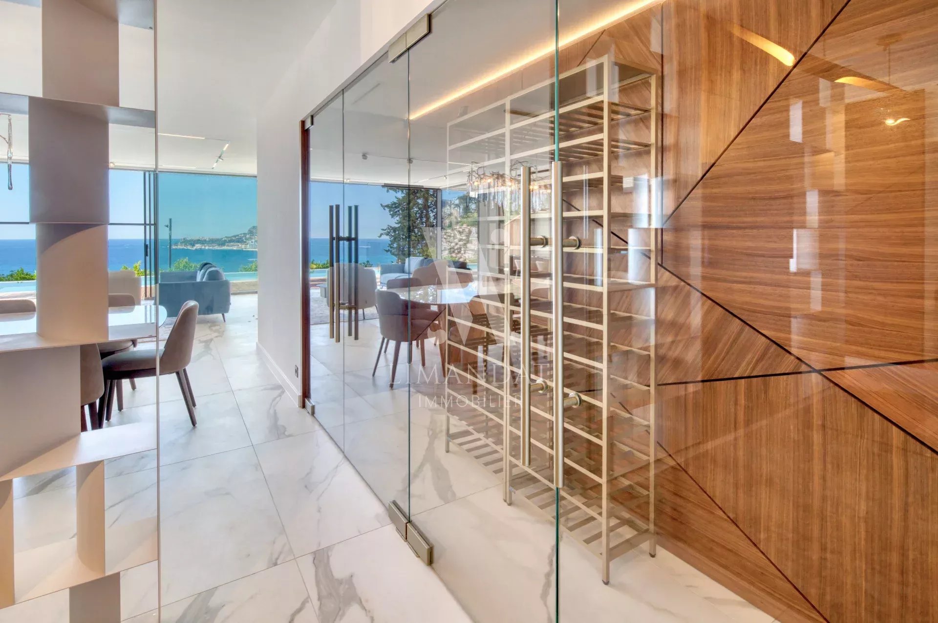 Roquebrune-Cap-Martin – Villa contemporaine d’exception avec vue imprenable mer et Monaco