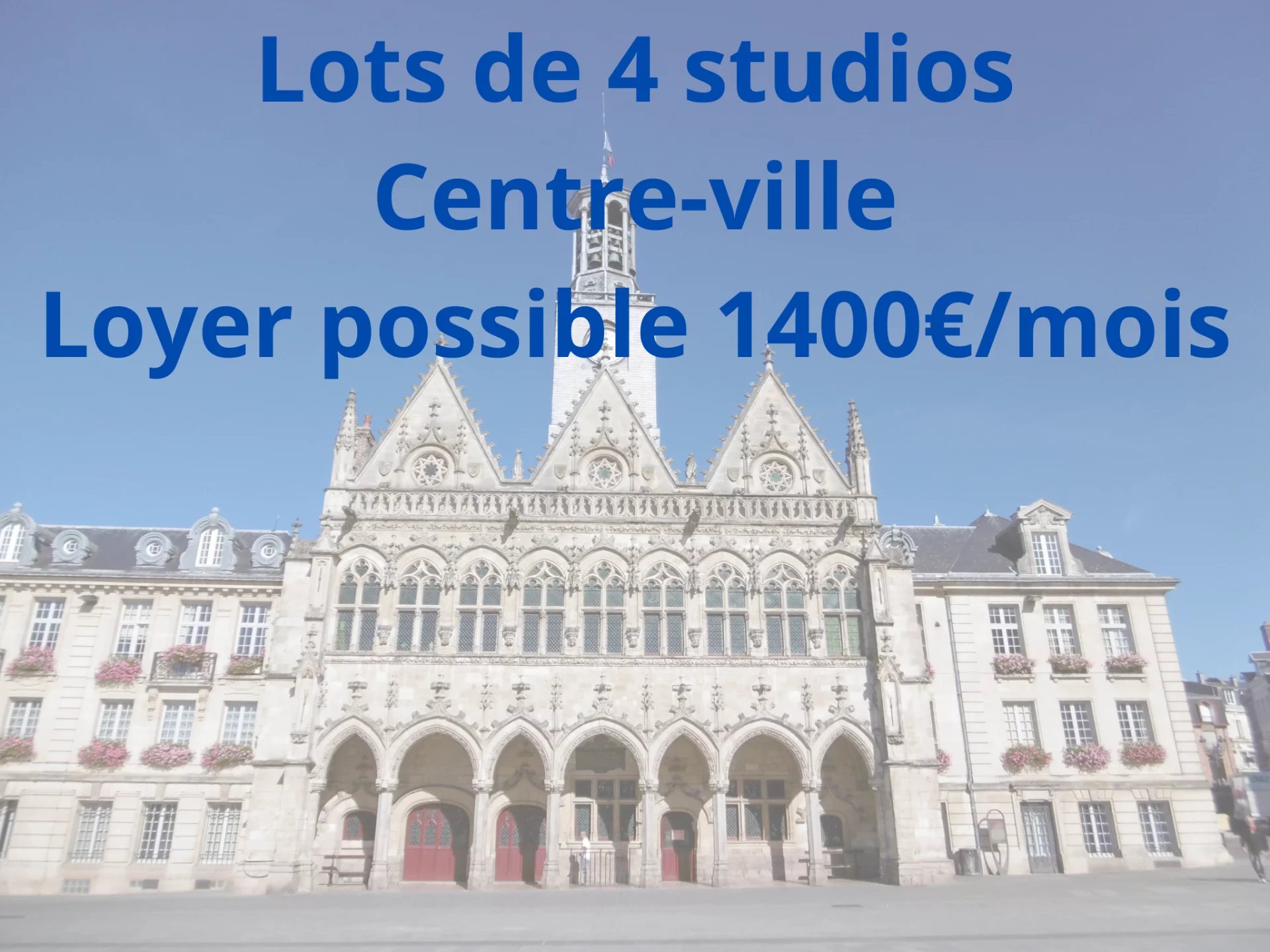 Lots de 4 studios CENTRE-VILLE - Belle rentabilité