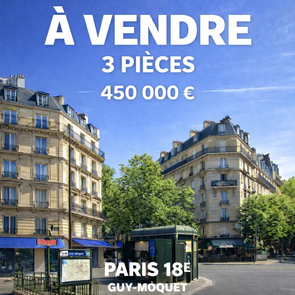 Vente Appartement Paris 18ème