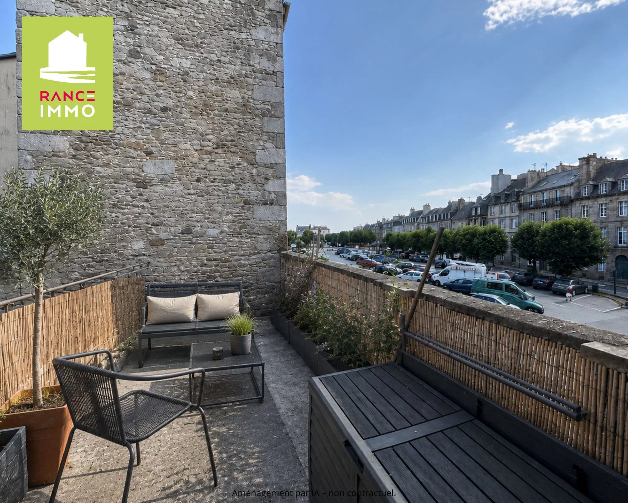 Duplex T2 avec terrasse au cœur historique de Dinan