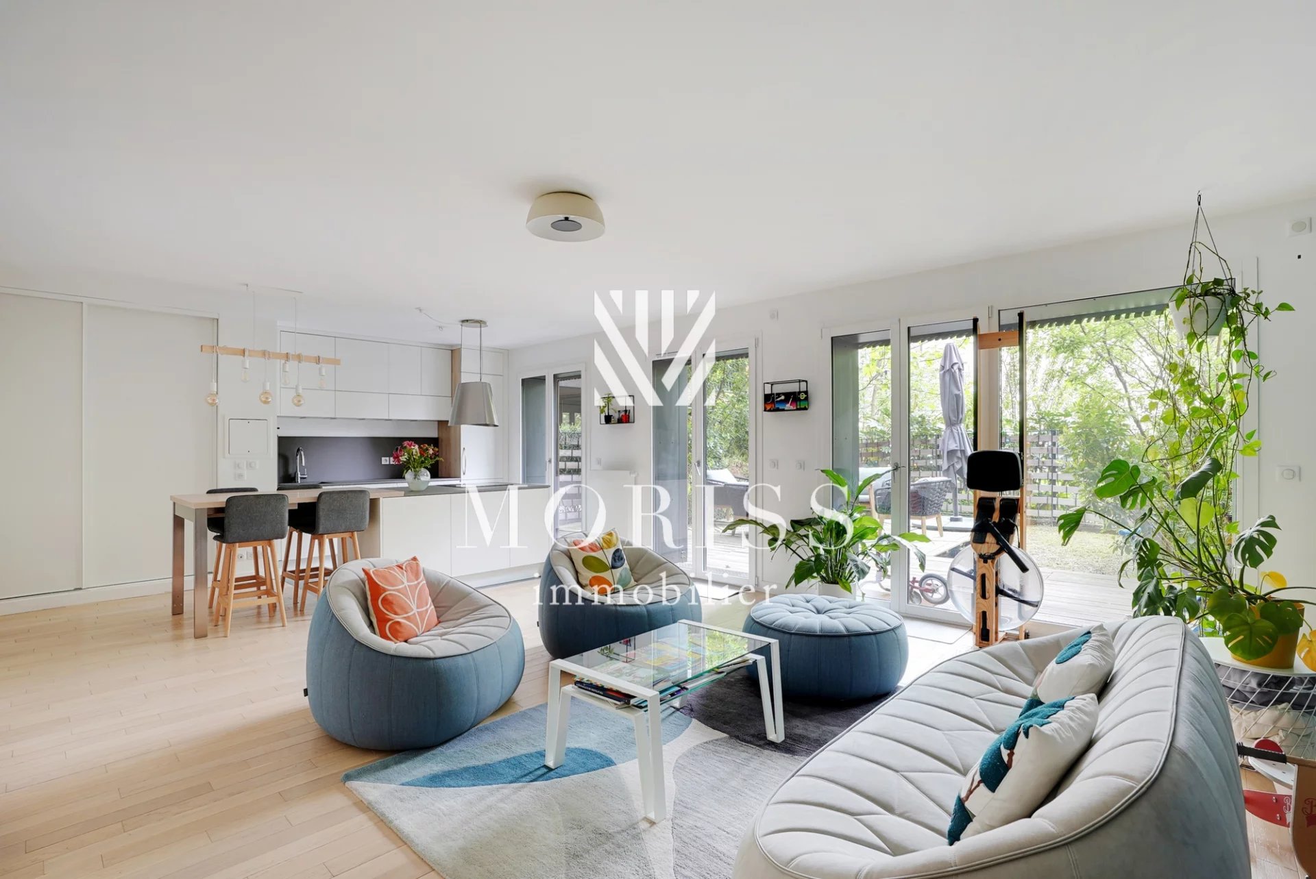 Duplex avec jardin - 3 pièces - 90m2 - 75013 Paris - Image Array
