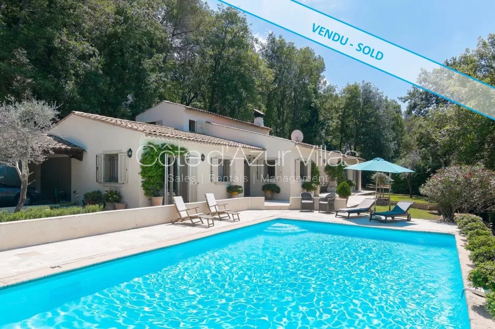 EXCLUSIVITY - 4 BEDROOM VILLA CLOSE MOUGINS