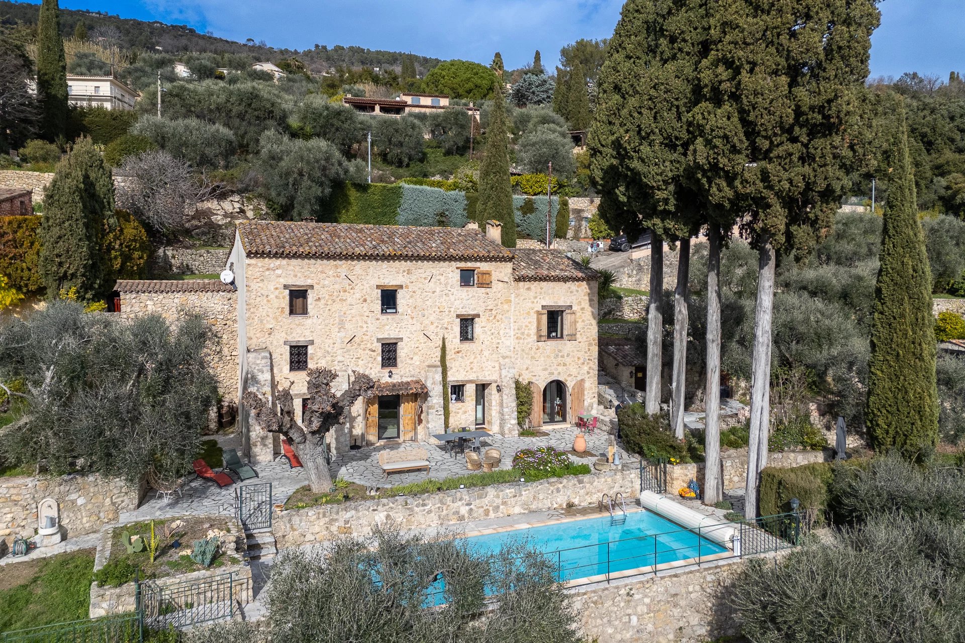 Bergerie du 18e rénovée et vue panoramique