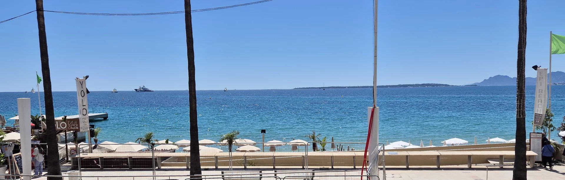 Appartement face à la mer à Antibes/Juan-les-Pins