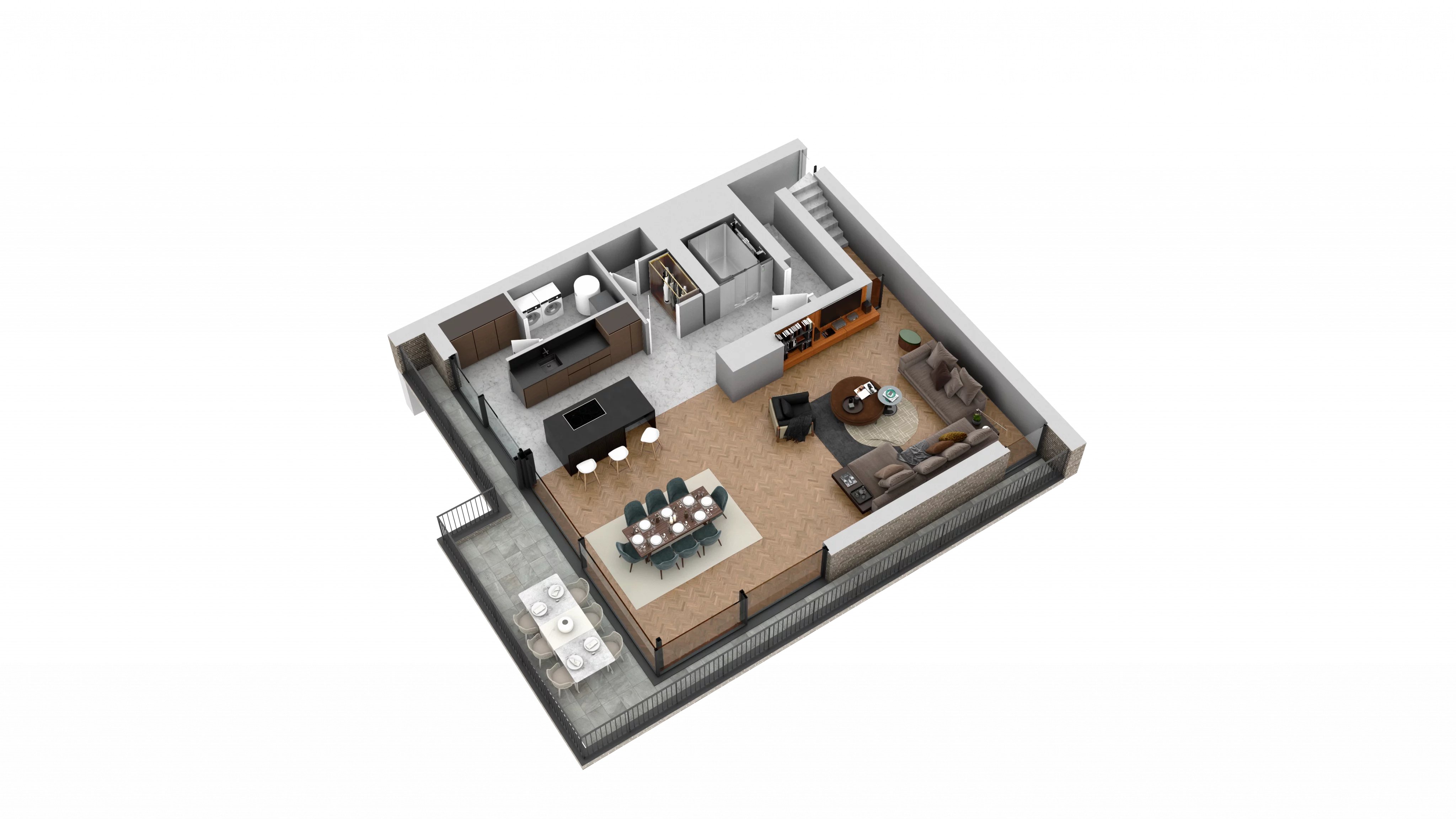 Uccle - Observatoire - Terrain avec permis pour un immeuble de 3 unités