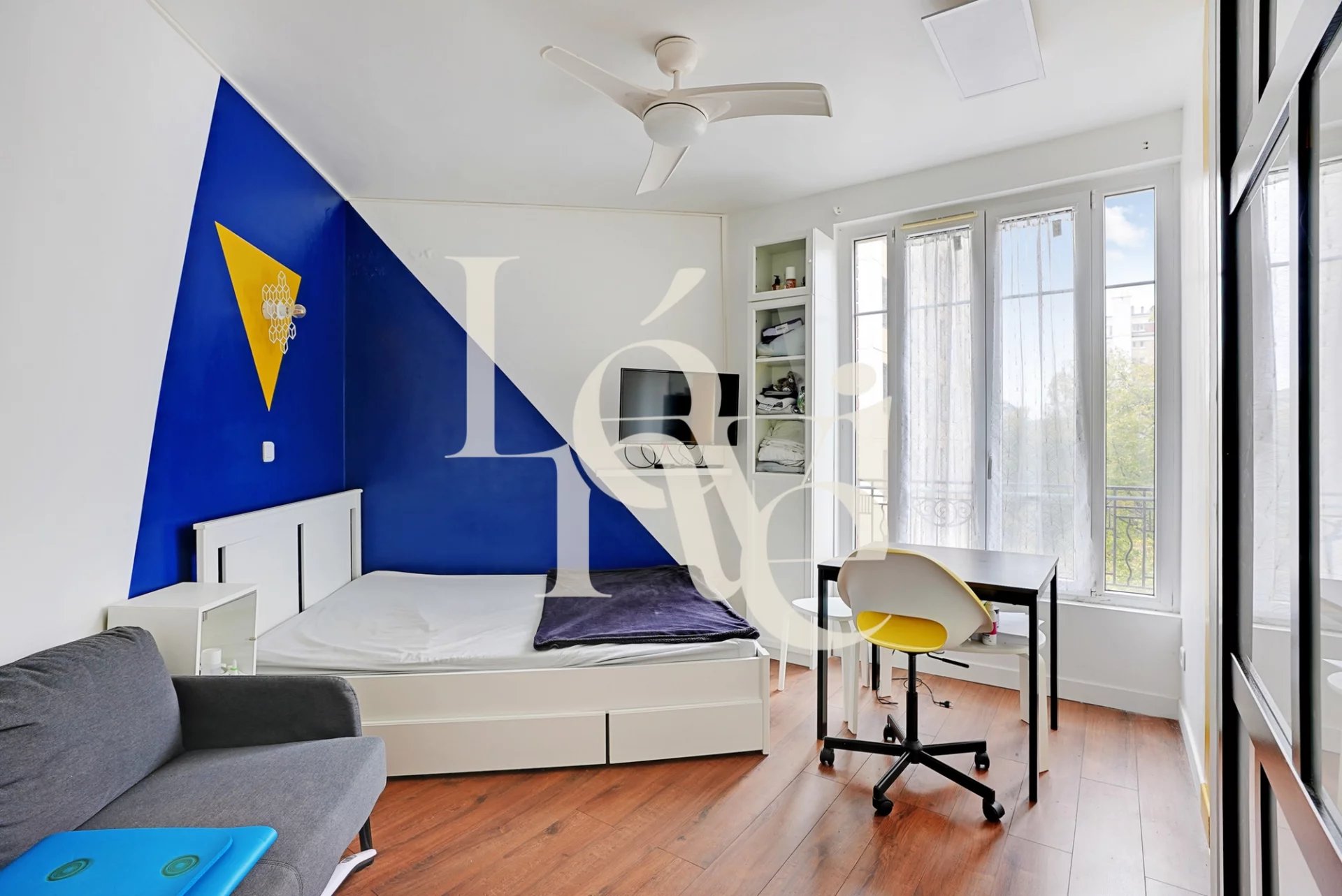 Appartement en studio - 19 m2 - 75013 - Olympiades