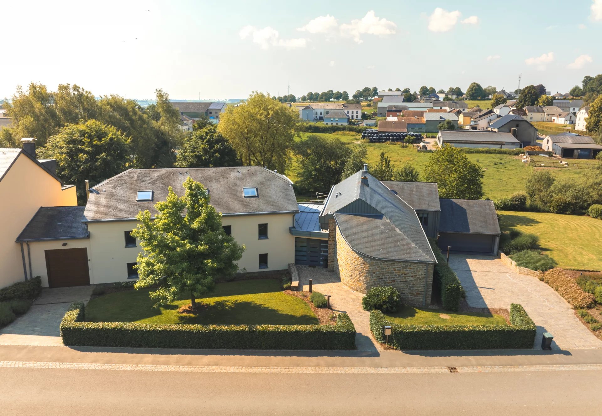 Architect-designed two-family house