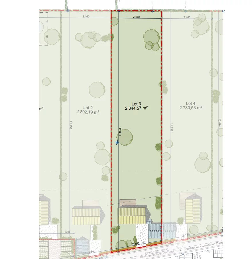 Céroux-Mousty – Terrain à bâtir