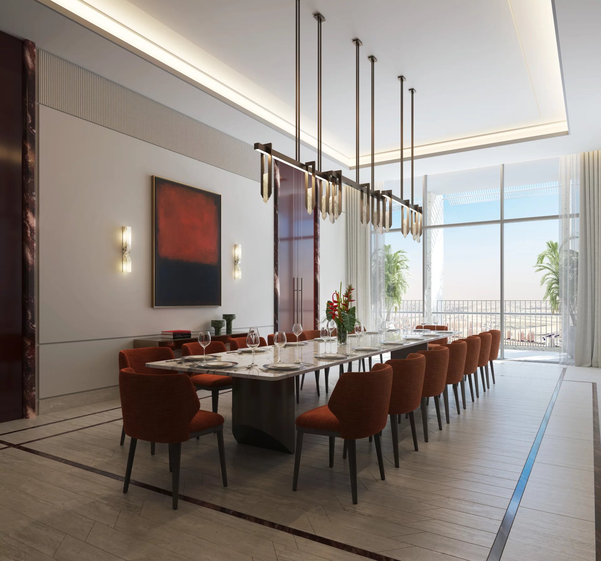 Chic 4-Bedroom with Skyline Views at The Four Seasons Residences