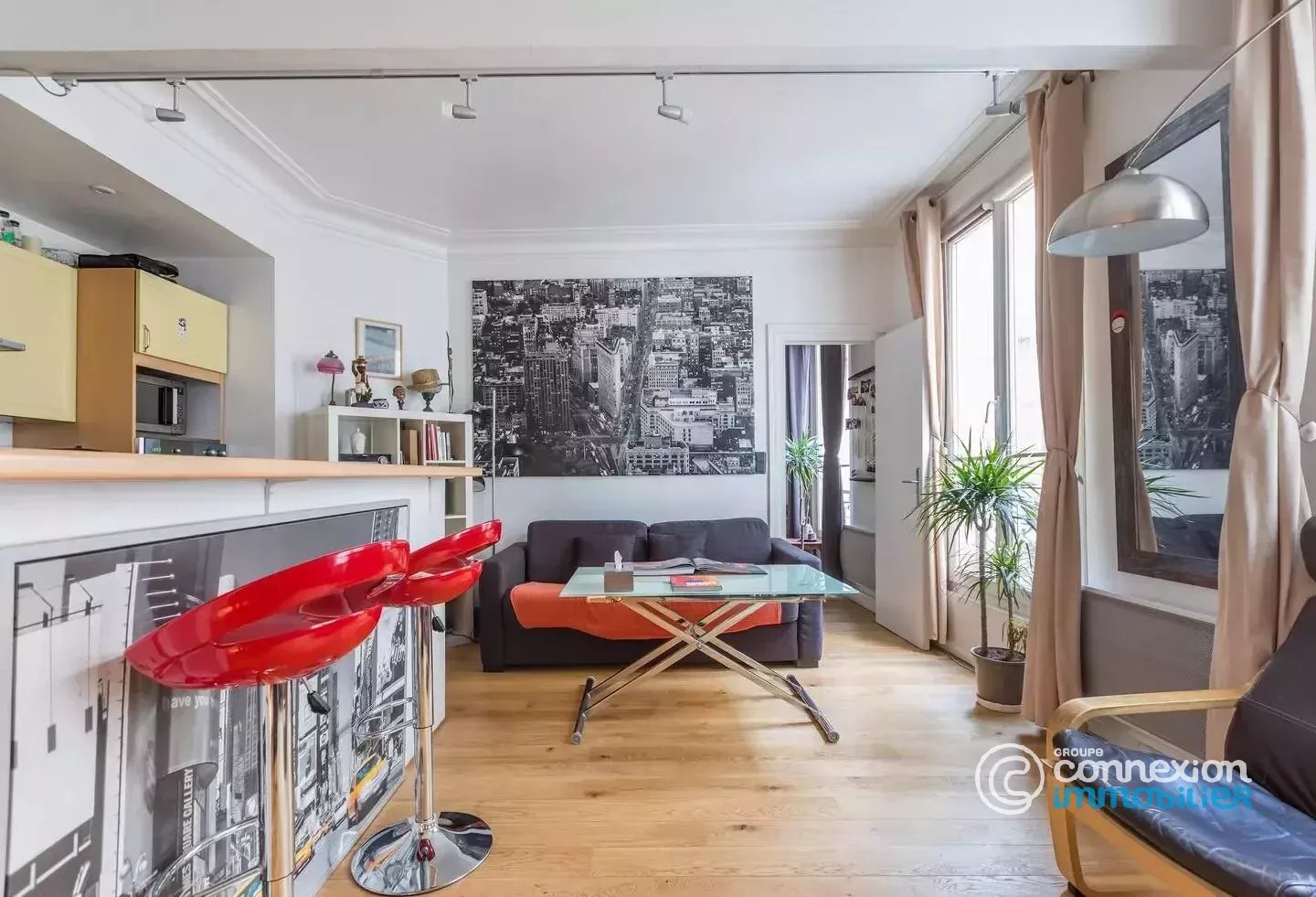 2 pièces rue de Marseille - 75010