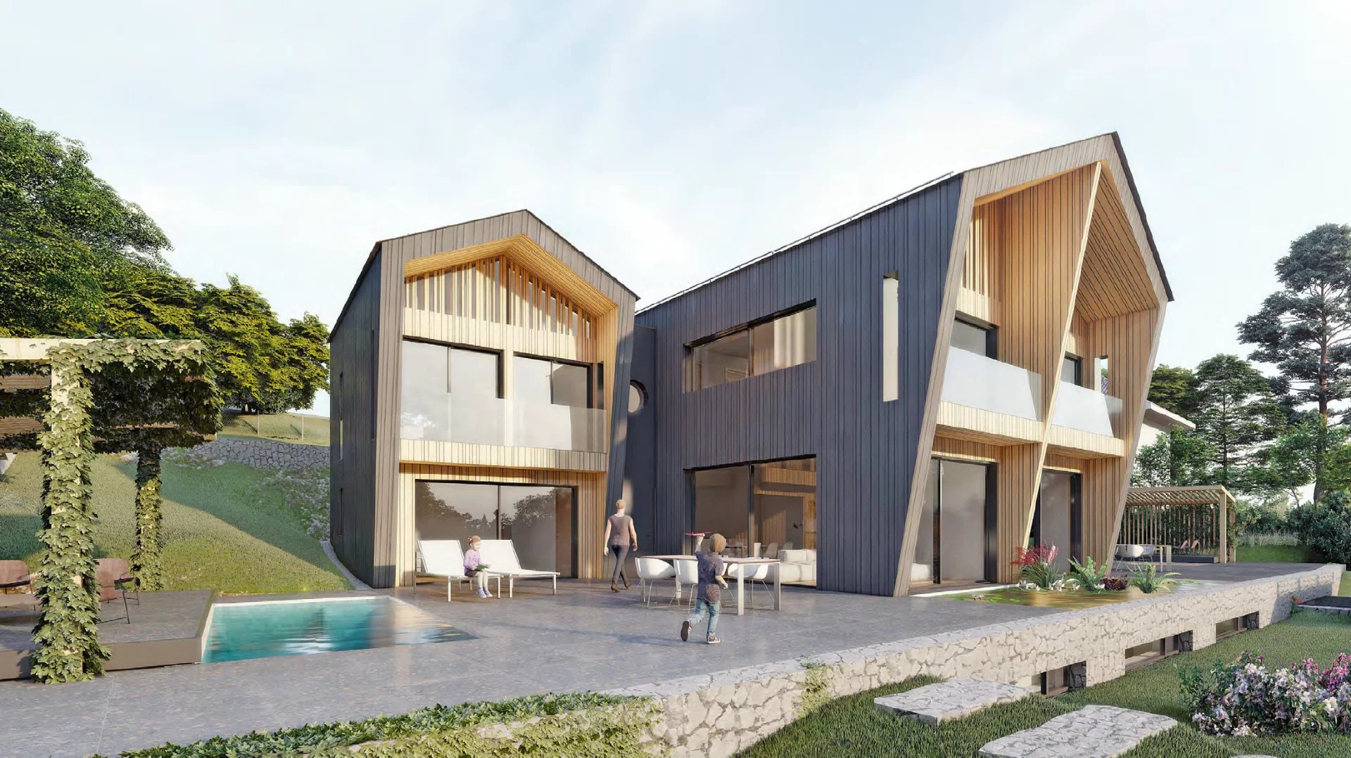 Villa panoramique et sans nuisances , avec piscine