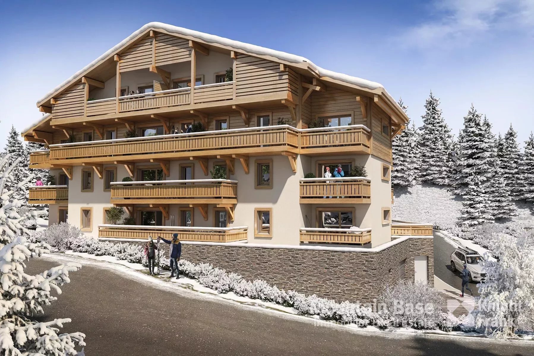 Photo of 3 bedroom + bunk room ski in ski out apartment in Abondance