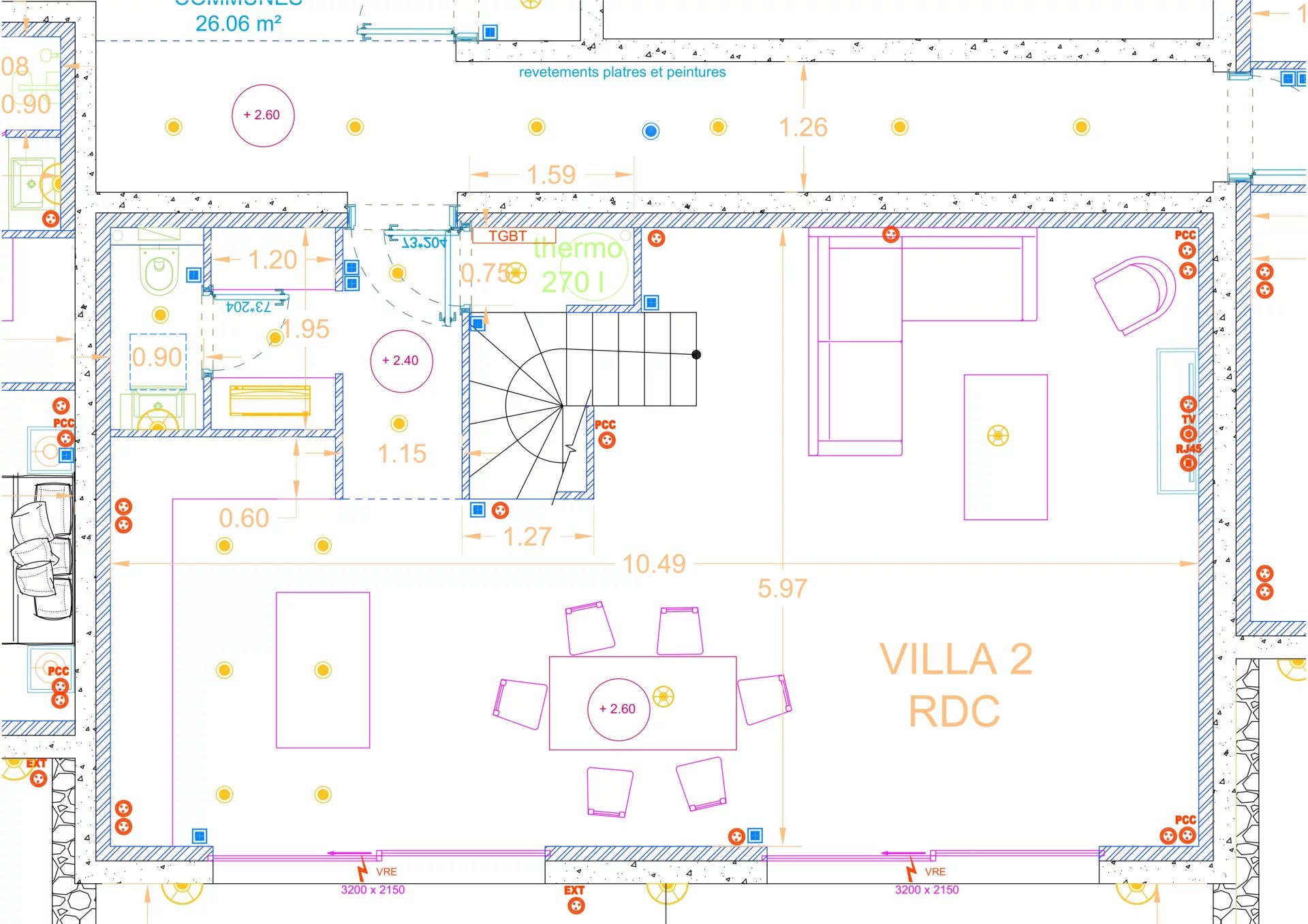 Brand new contemporary semi-detached villas in small domain, Opio