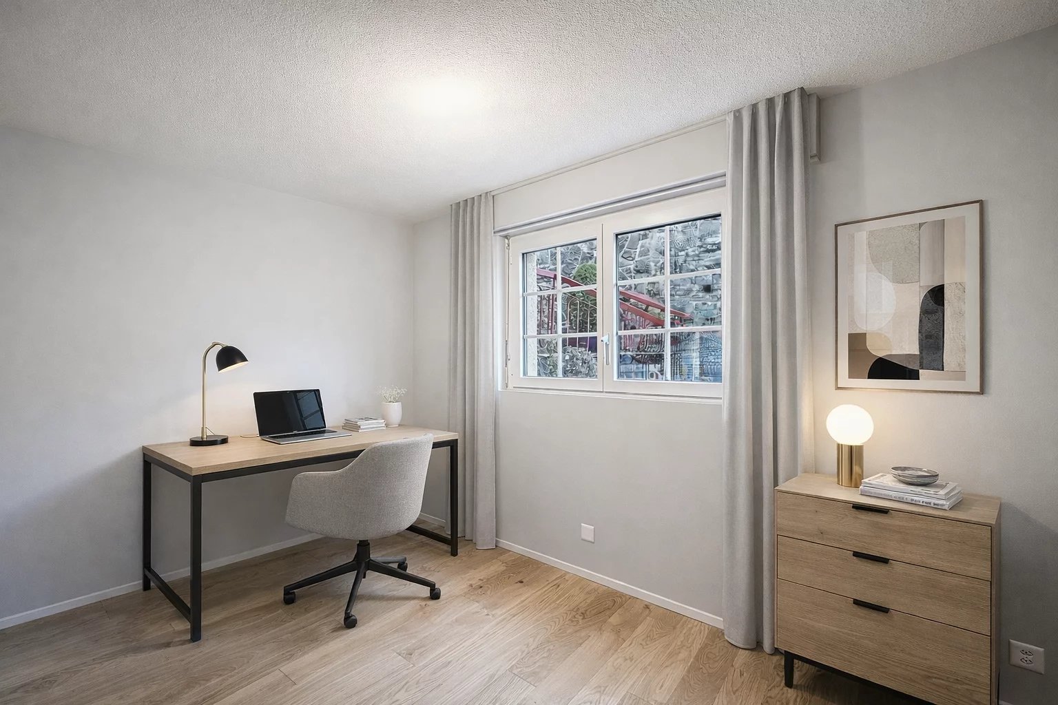 Vue sur le Léman à quelques minutes du funiculaire !