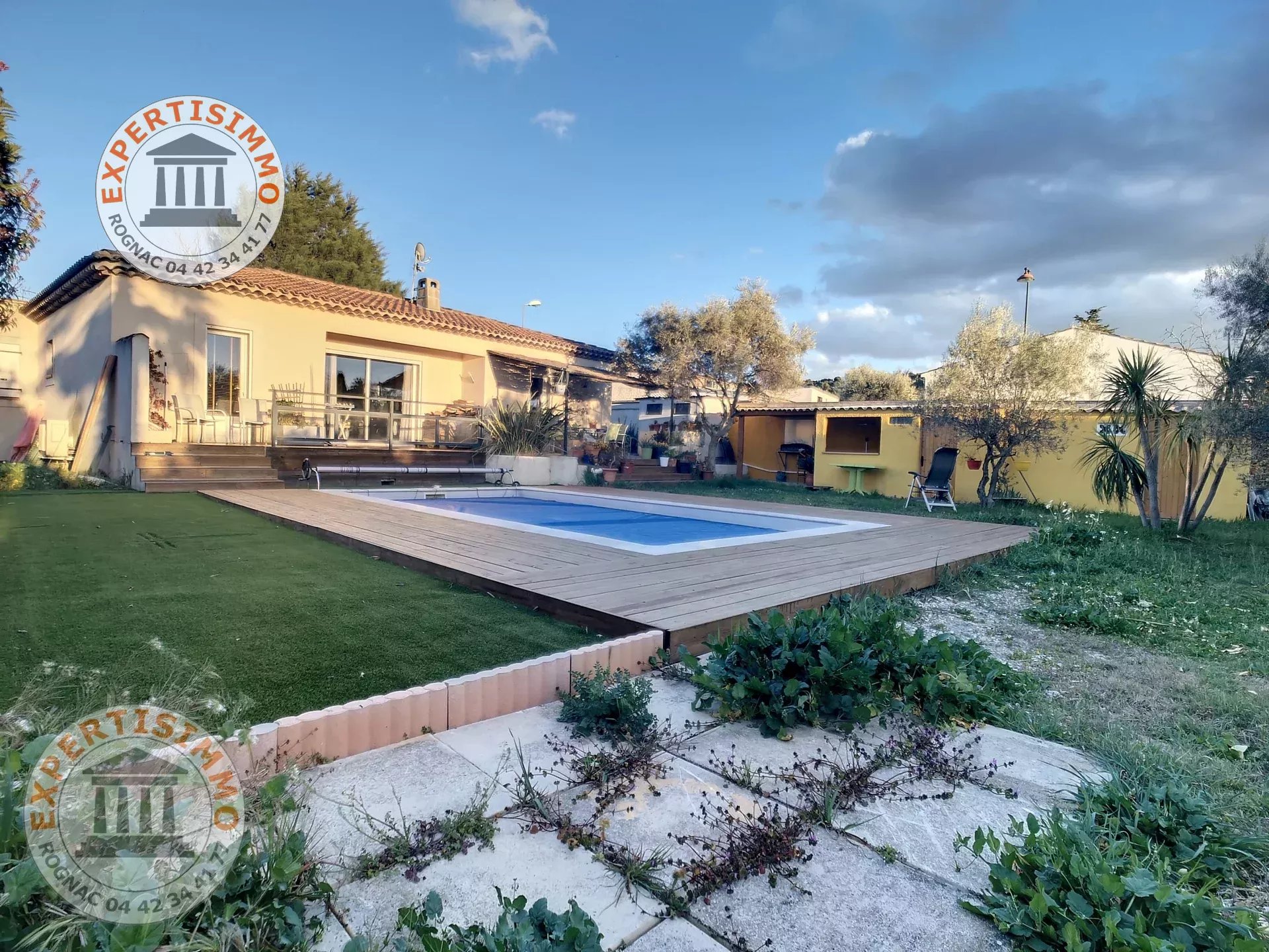 Maison T4 Plain pied avec piscine et Jardin