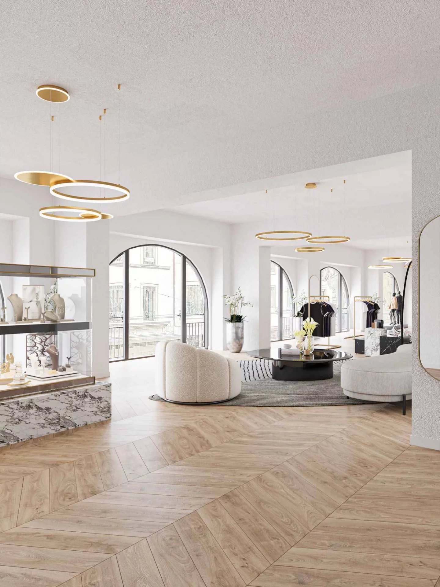 Très belle arcade de 815 m² à la Rue du Rhône sur 2 niveaux